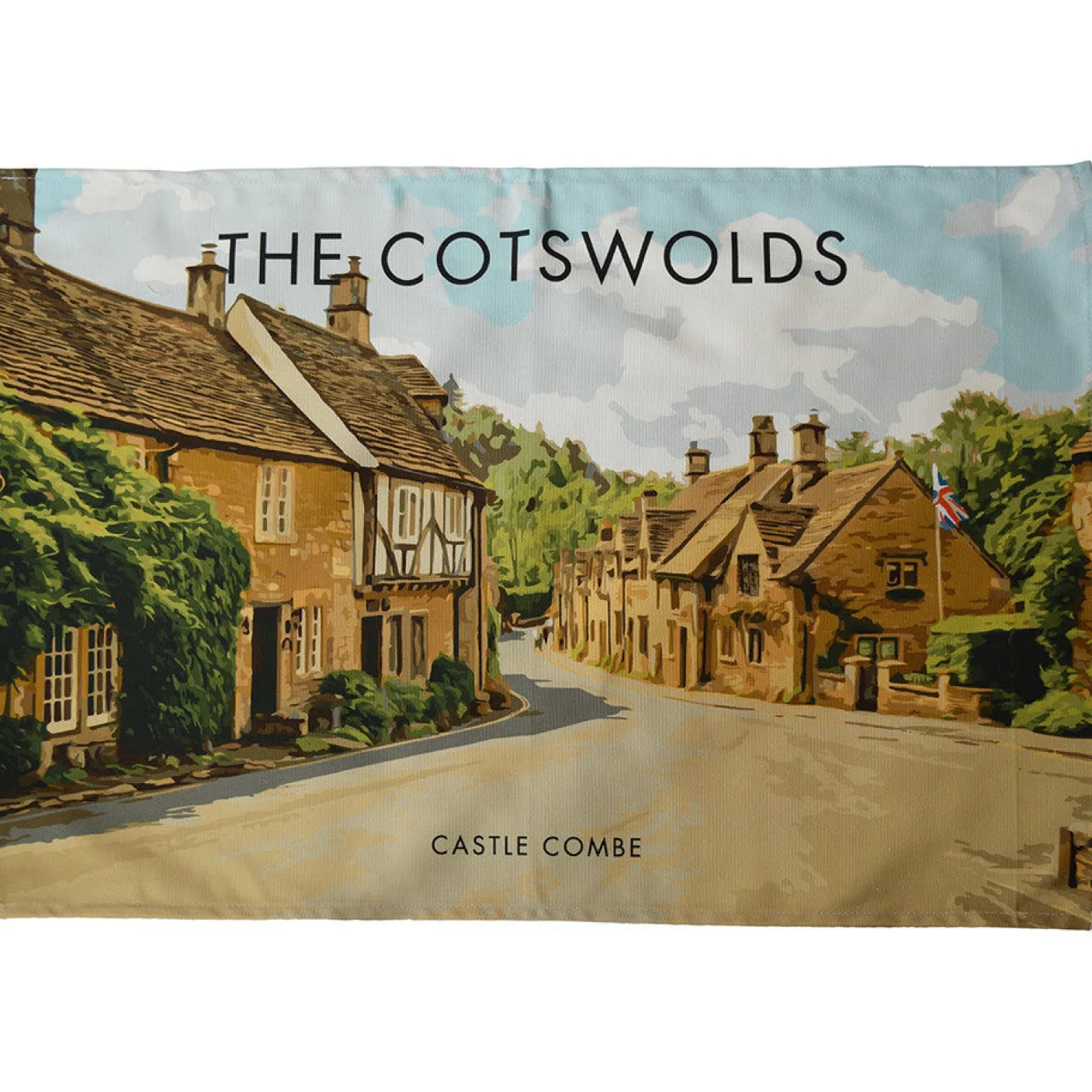 The Cotswolds - Castle Combe Tea Towel