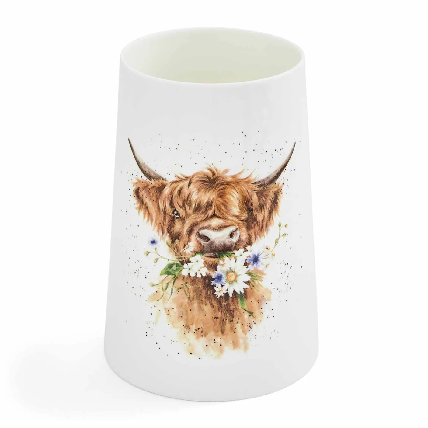 'Daisy Coo' Cow Bone China Vase