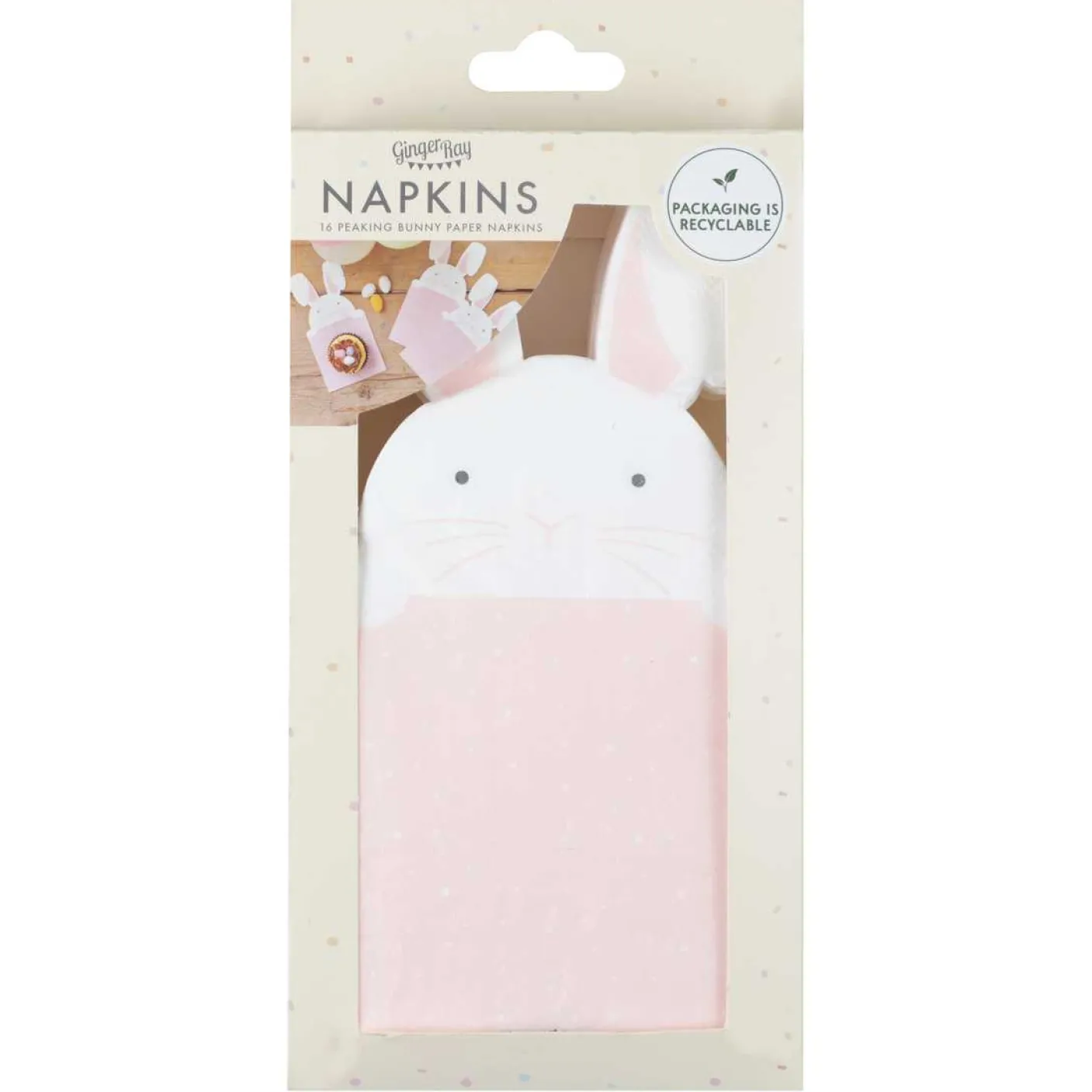 Peeking Bunny Easter Napkins