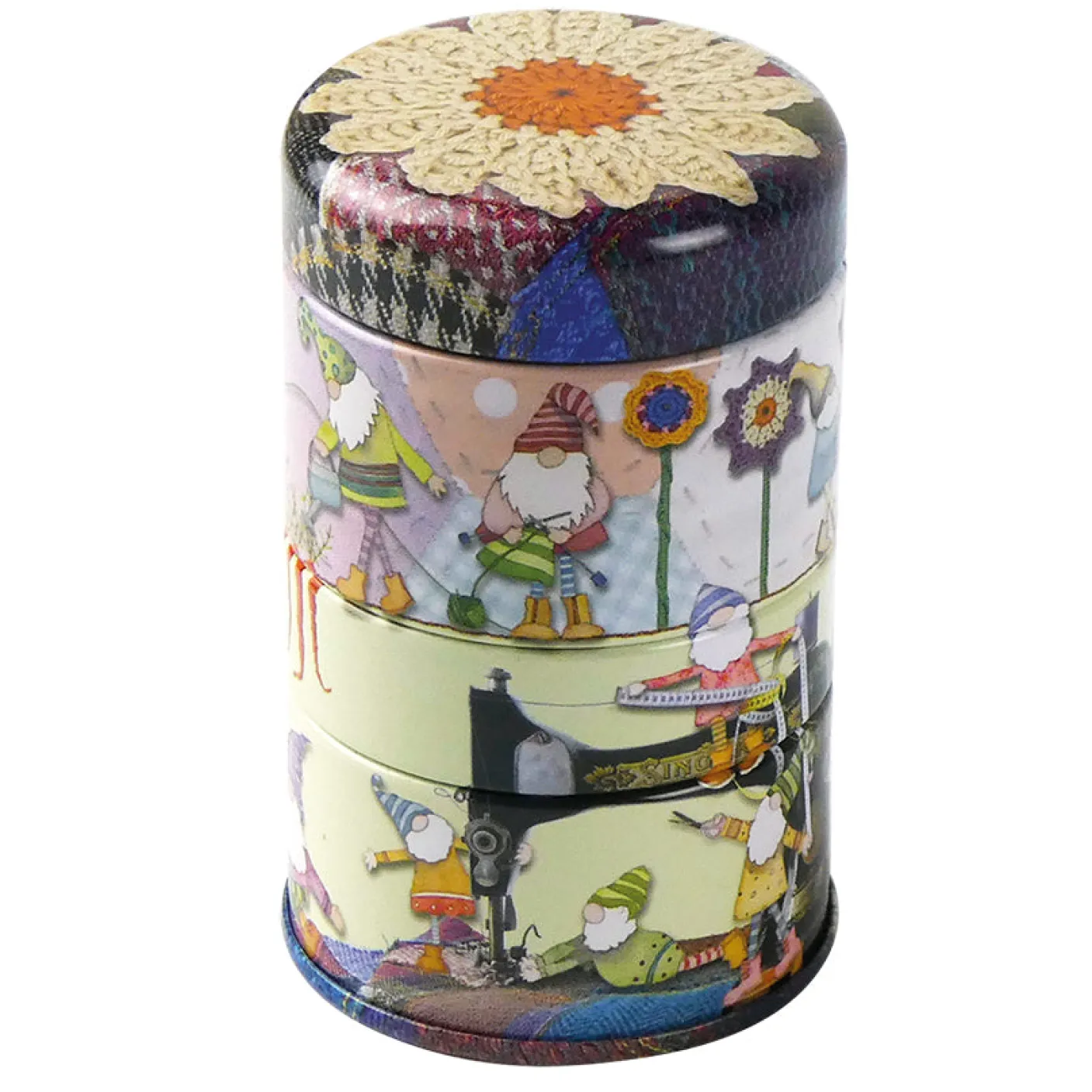 Crafting Gnomes Set of 3 Mini Stacker Tins