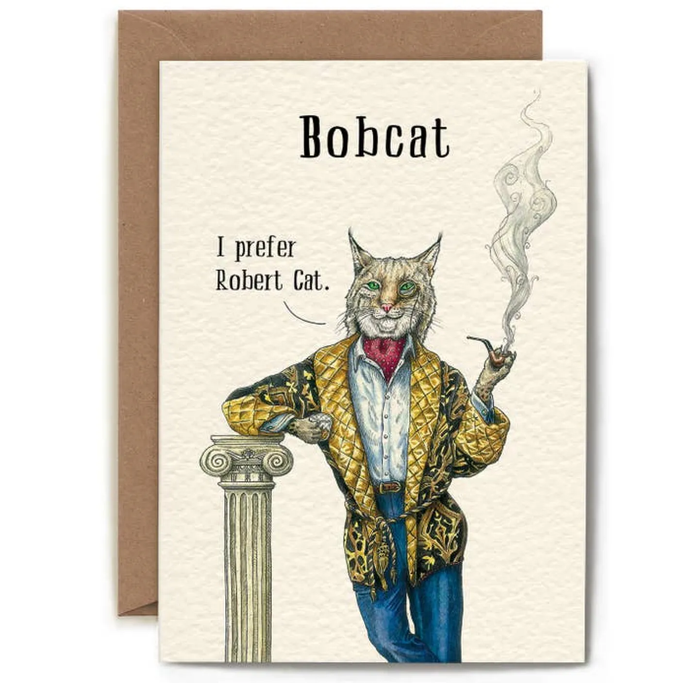 Bobcat Greetings Card