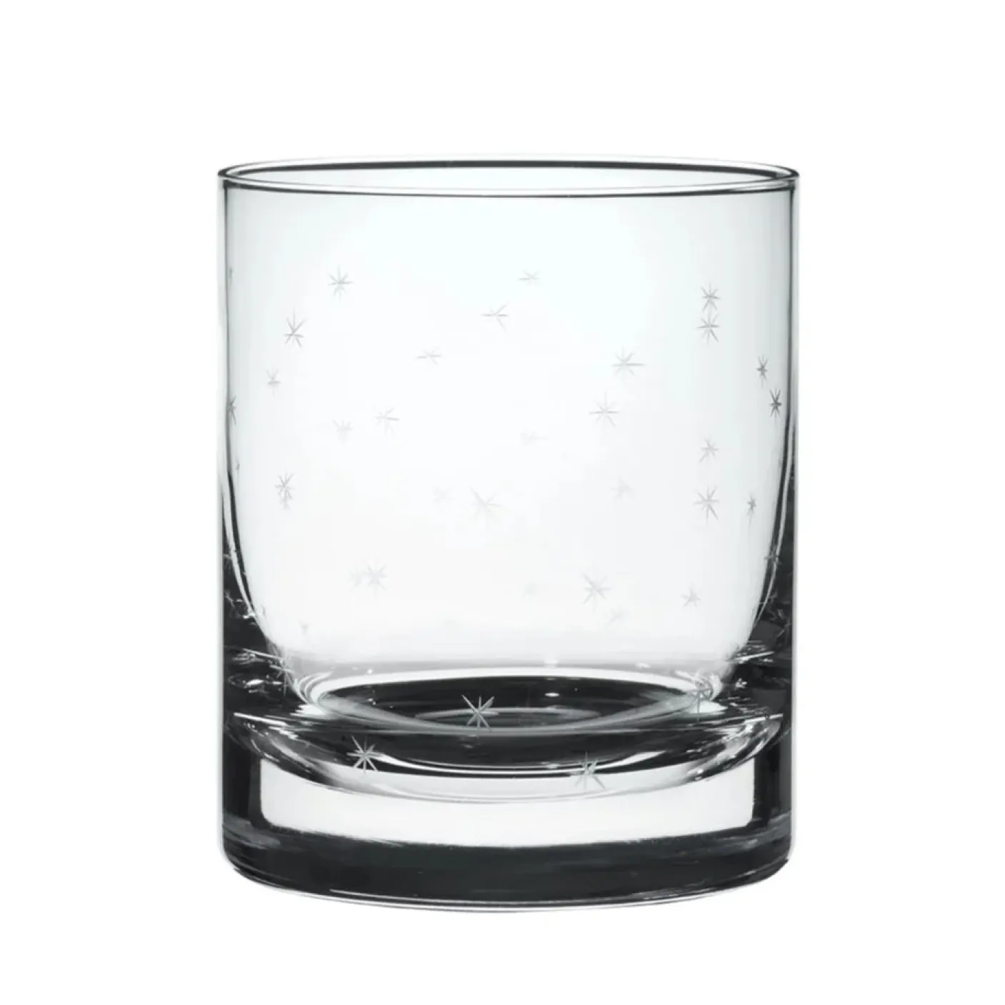 Whisky Glass with Stars Design by The Vintage List