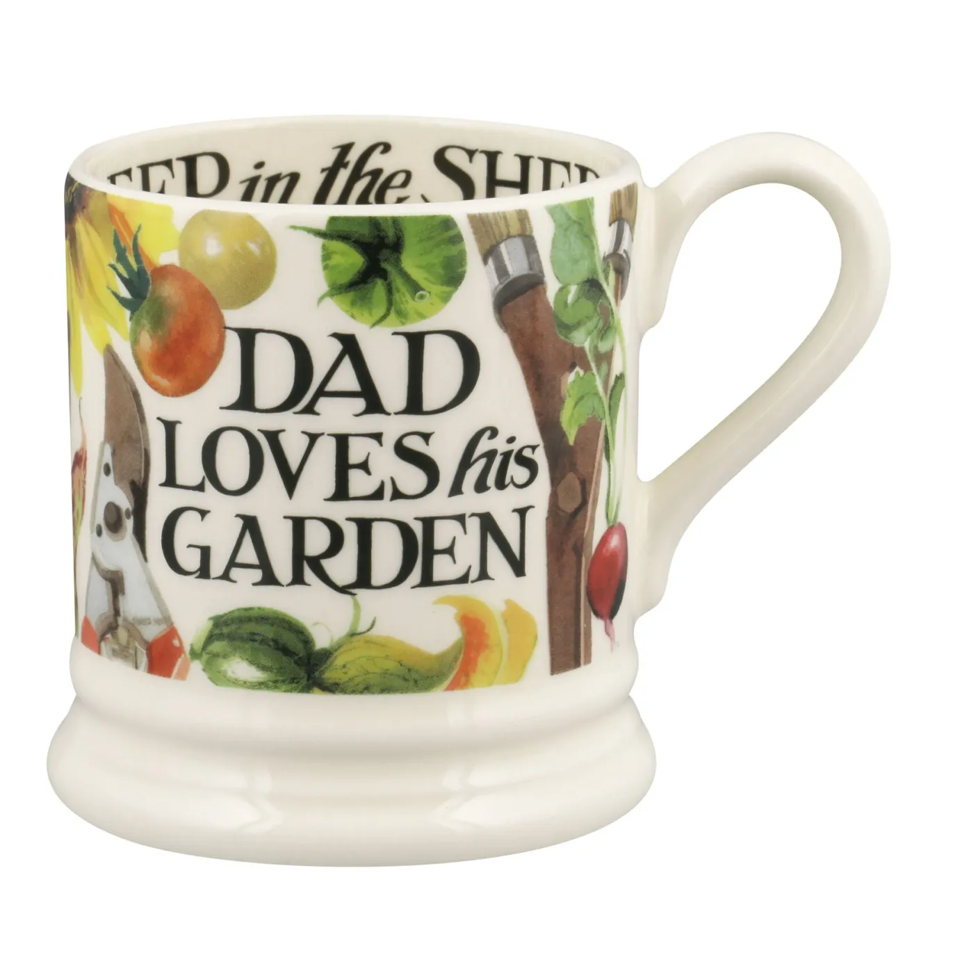 Dad Loves His Garden 1/2 Pint Mug