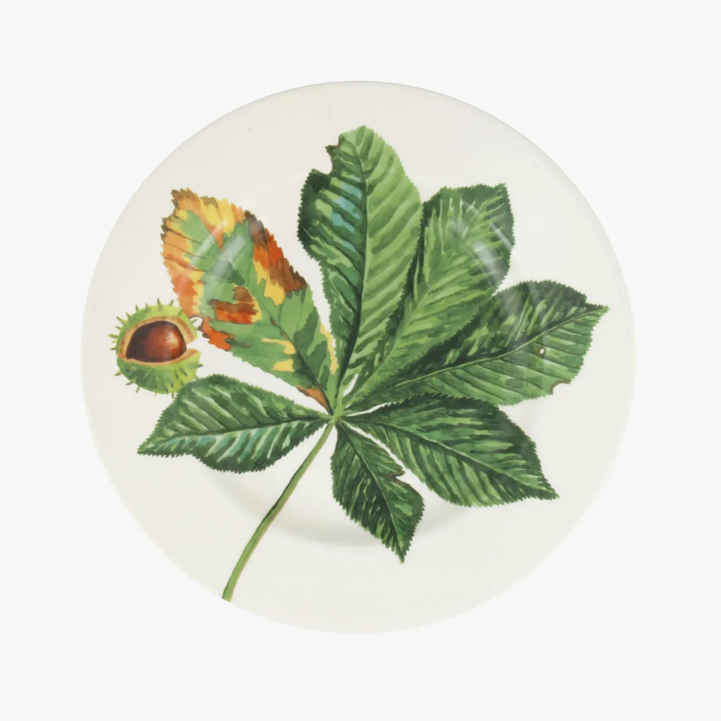 Horse Chestnut & Conker 8 1/2 inch Plate