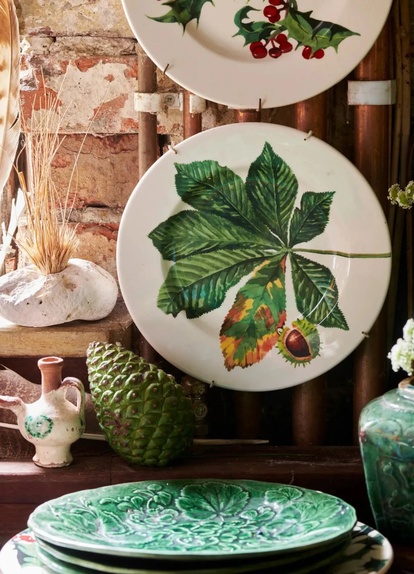 Horse Chestnut & Conker 8 1/2 inch Plate