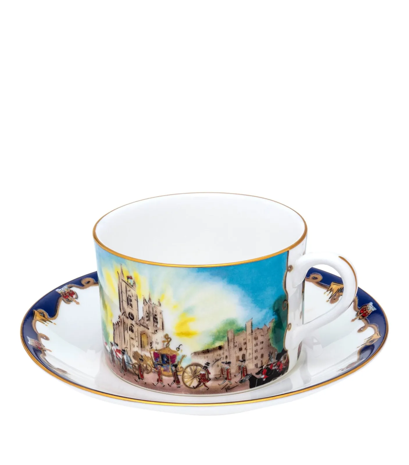 Coronation at Westminster Abbey Bone China Teacup & Saucer