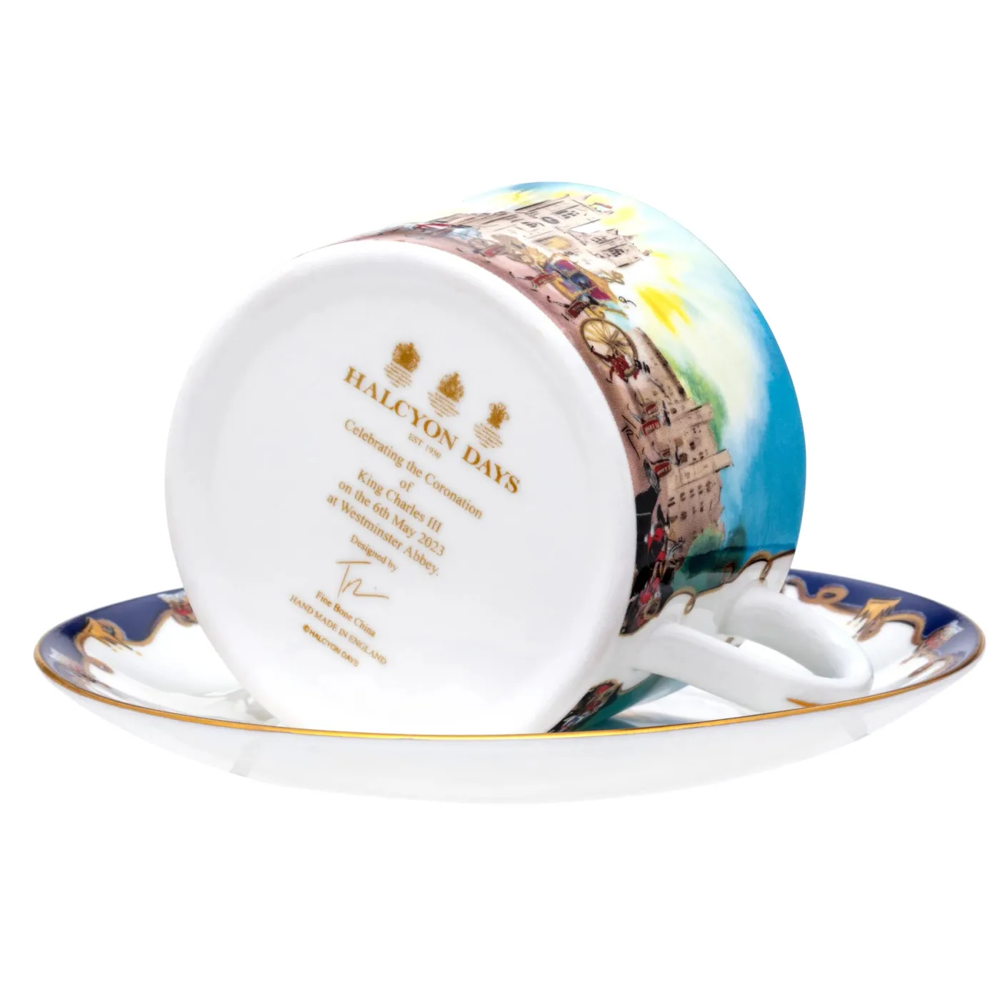 Coronation at Westminster Abbey Bone China Teacup & Saucer