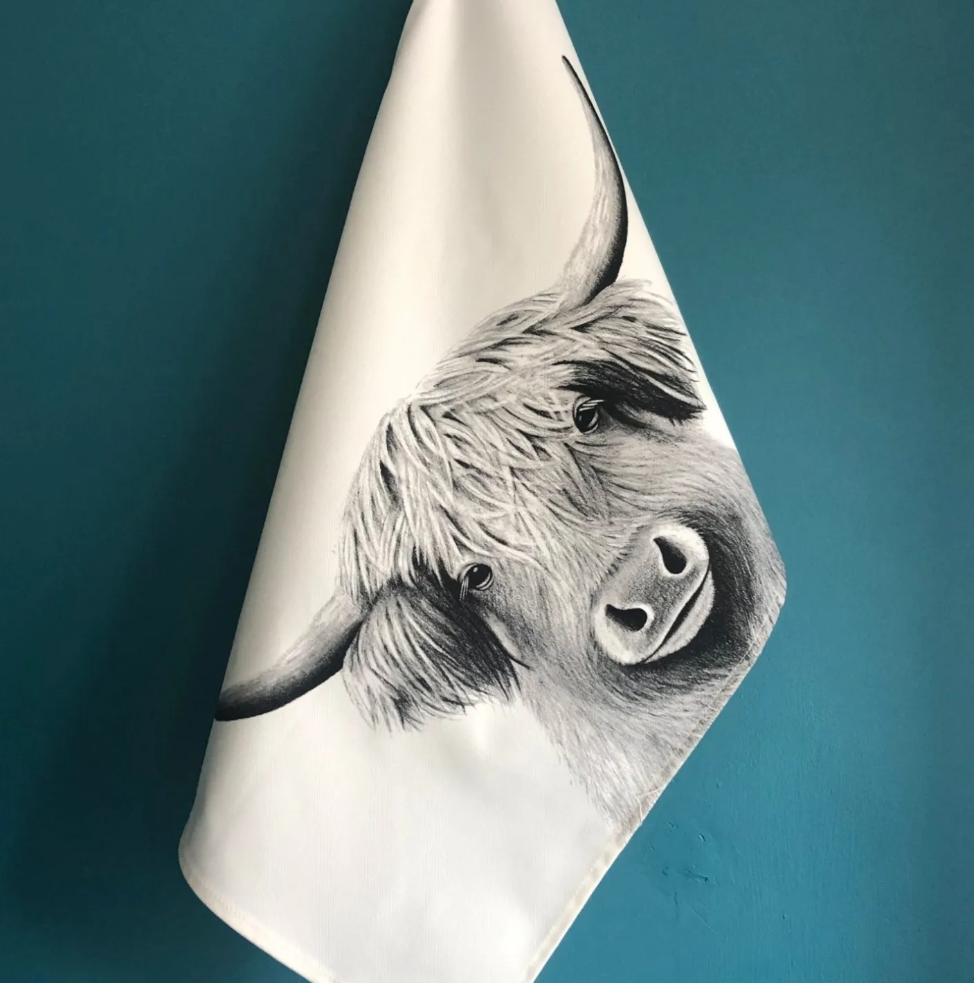 Moo and Mouse Tea Towel