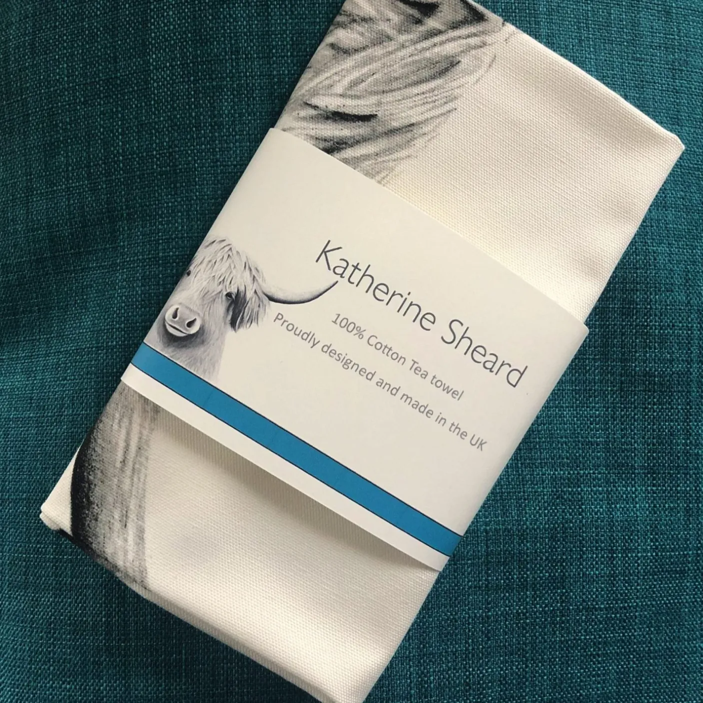 Moo and Mouse Tea Towel