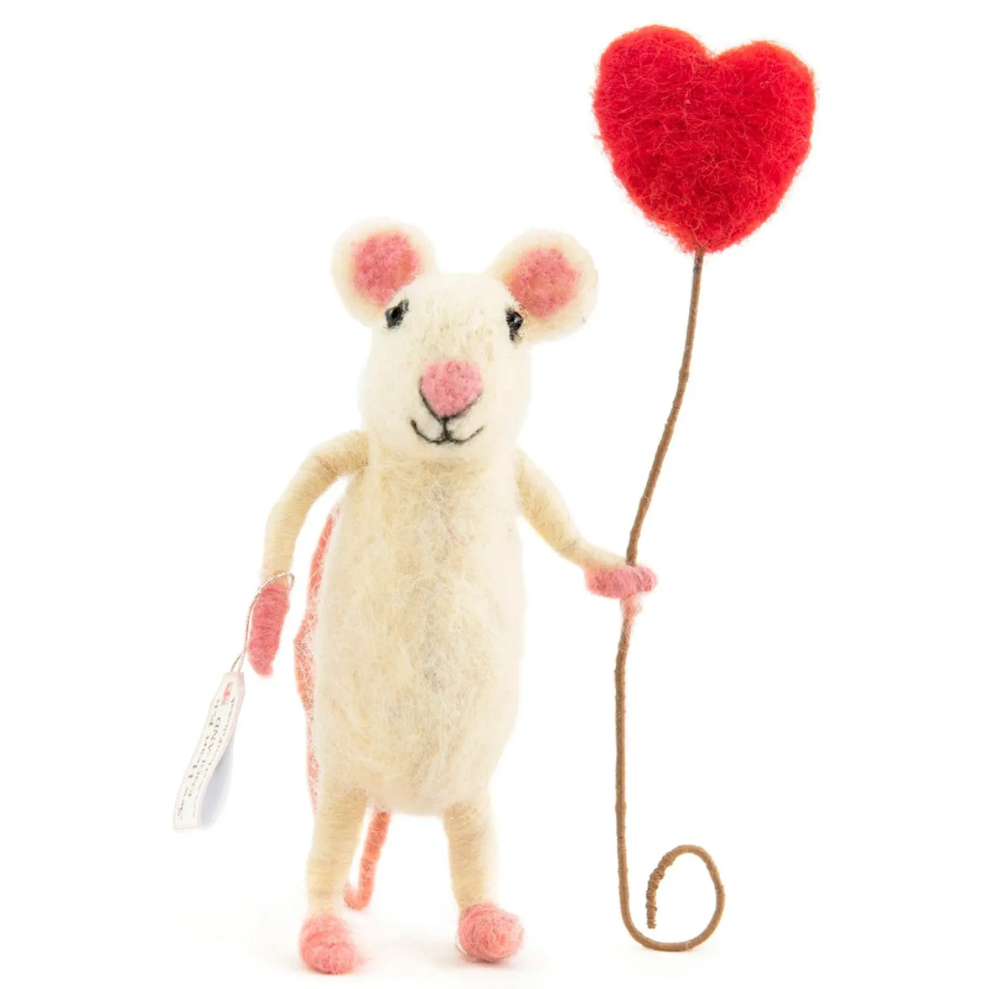 Happy Heart Balloon Mouse