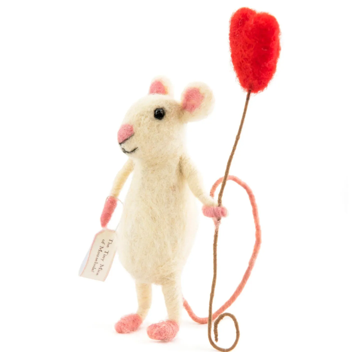 Happy Heart Balloon Mouse