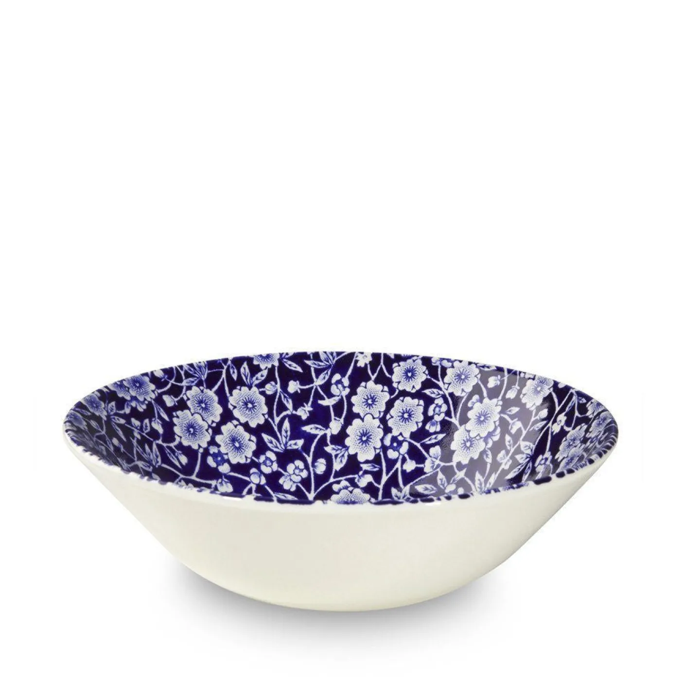 Blue Calico Cereal Bowl