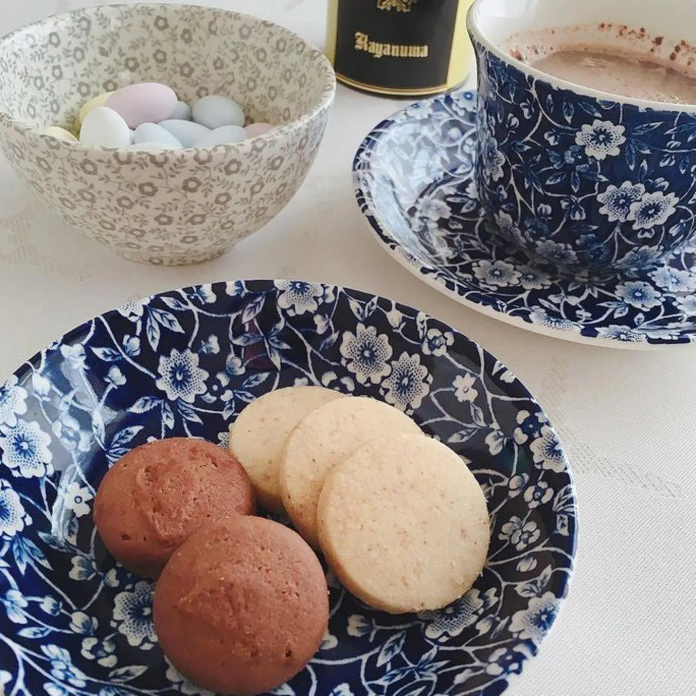 Blue Calico Cereal Bowl