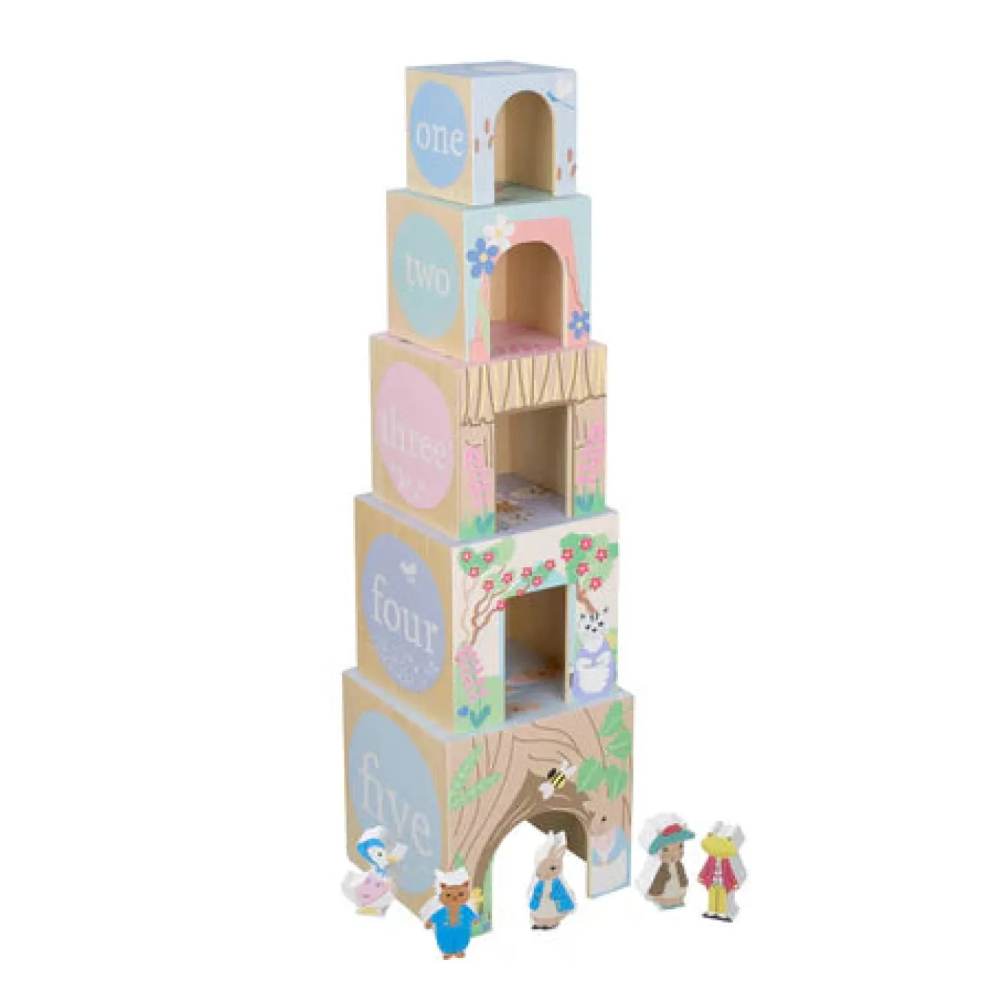 Peter Rabbit™ Wooden Stacking Cubes