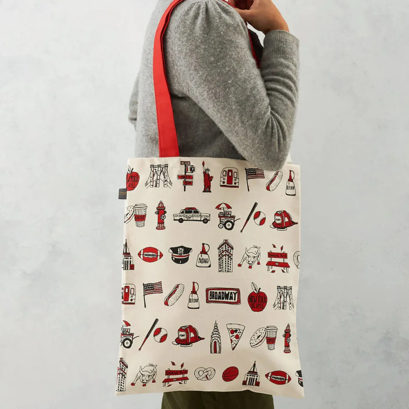 New York New York Canvas Tote Bag