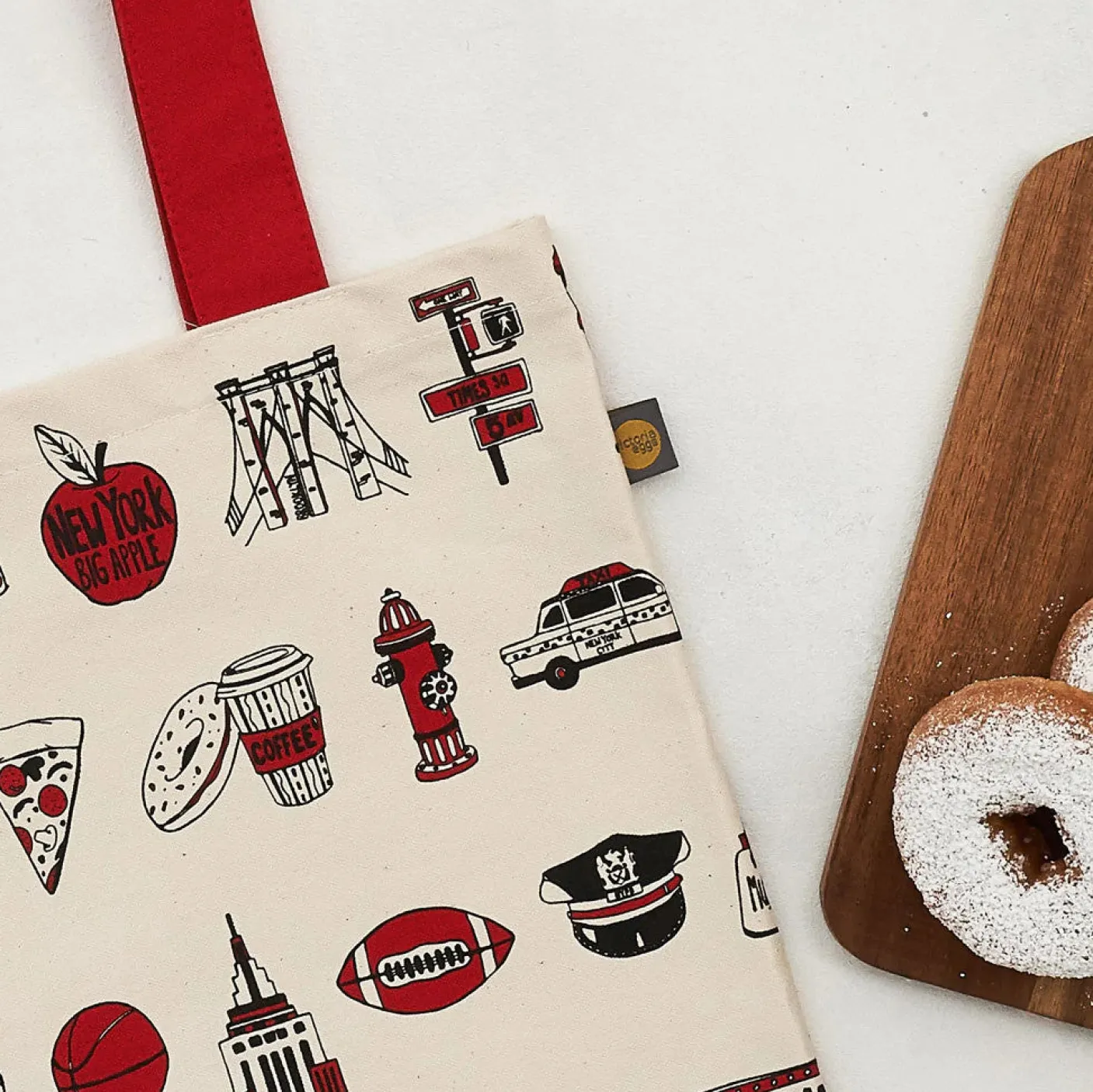 New York New York Canvas Tote Bag