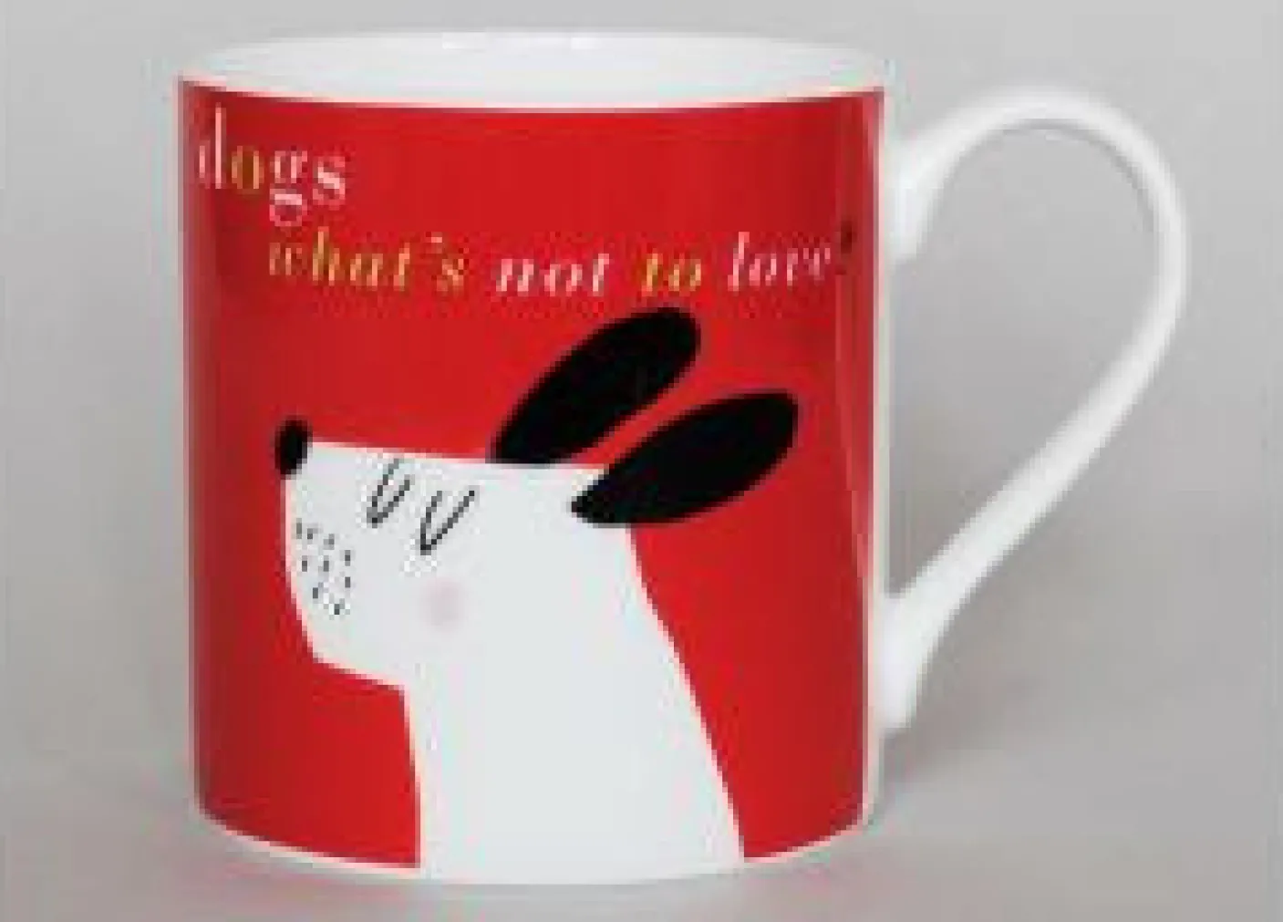 Smile Pooch Red Mug