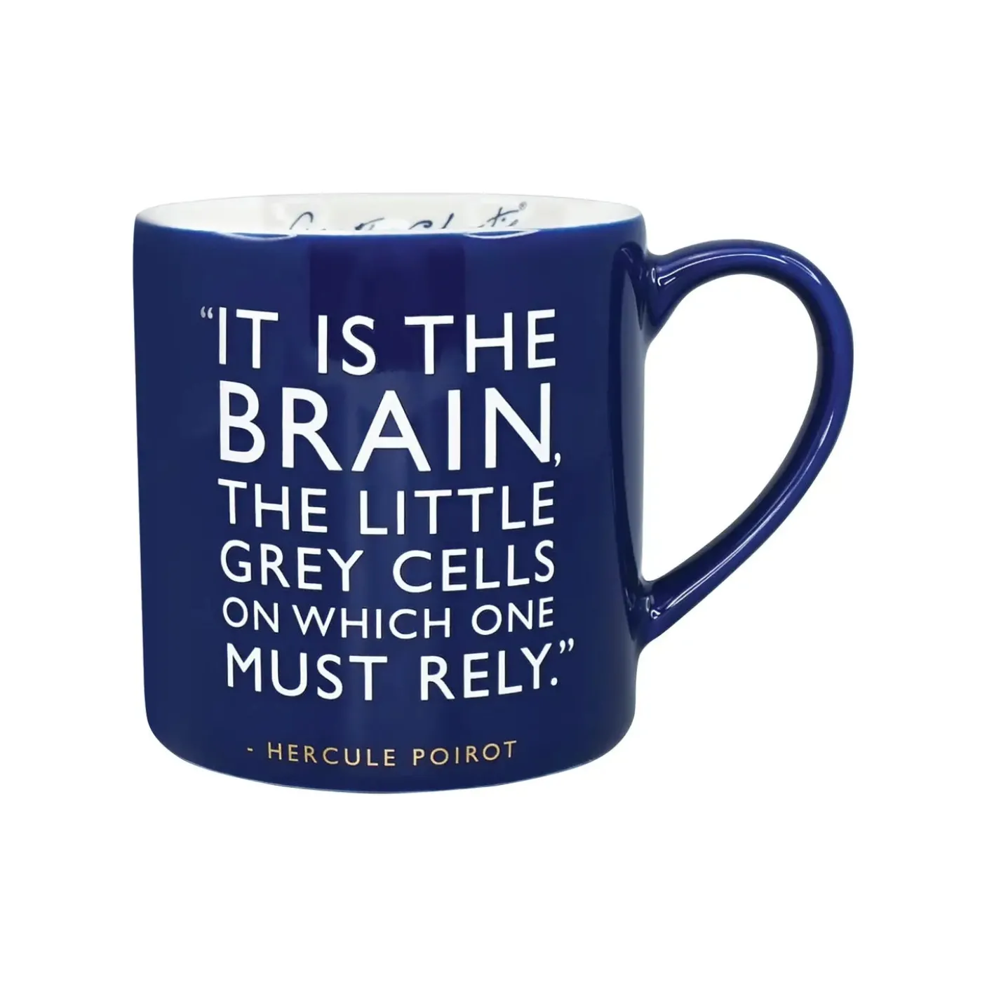 Agatha Christie "Little Grey Cells" Ceramic Mug