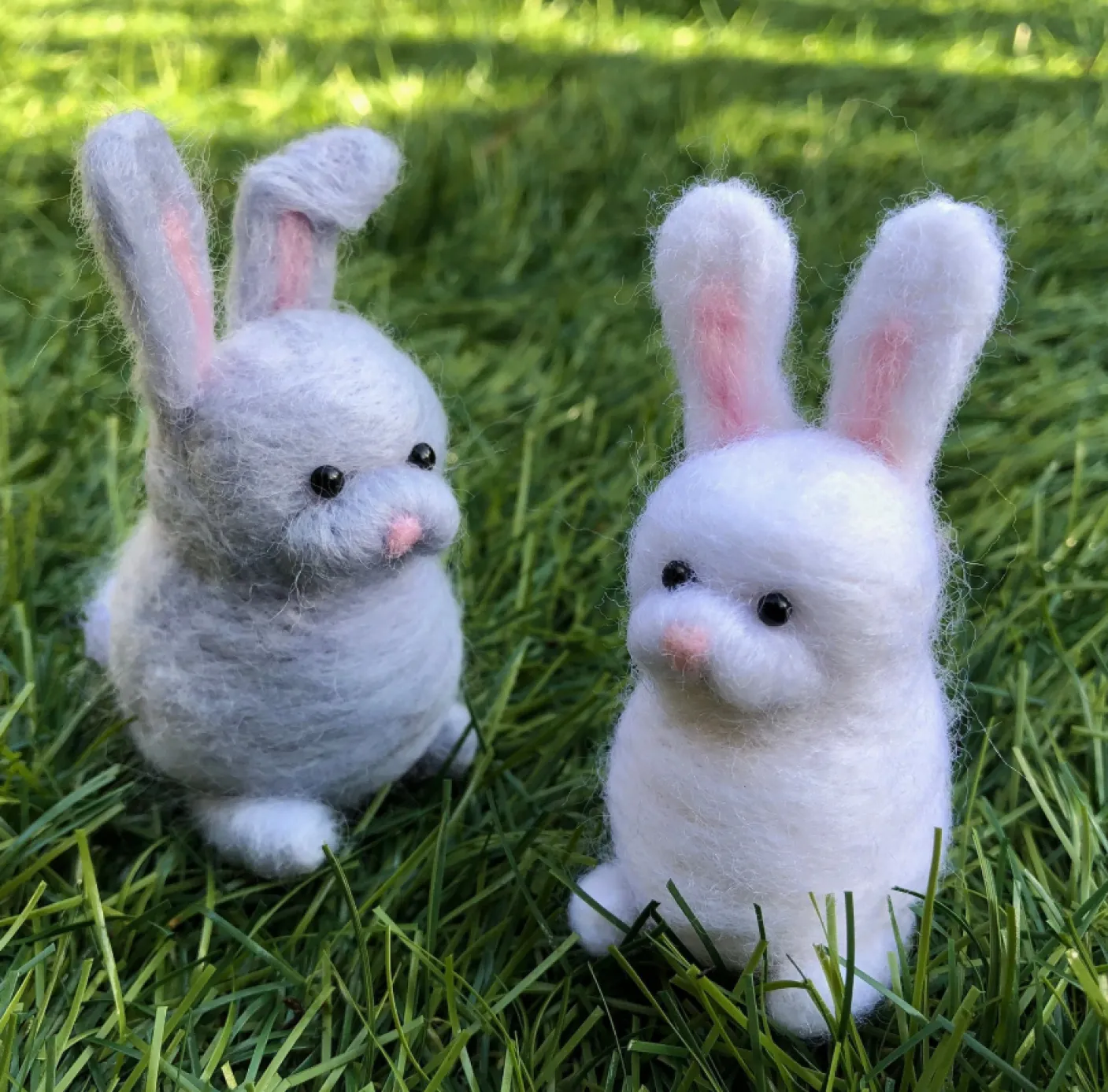 Rabbits Needle Felting Kit