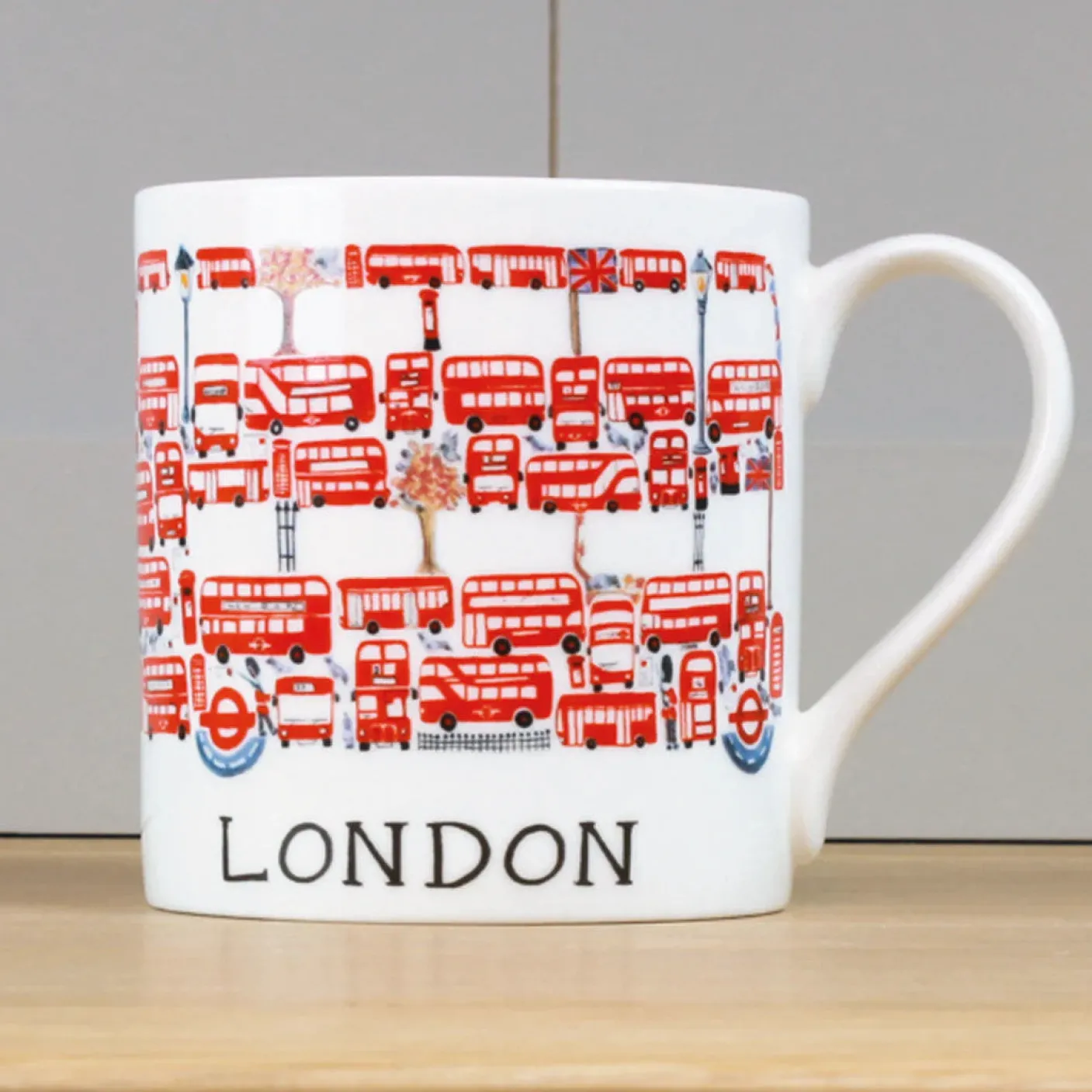 London Bus Bone China Mug