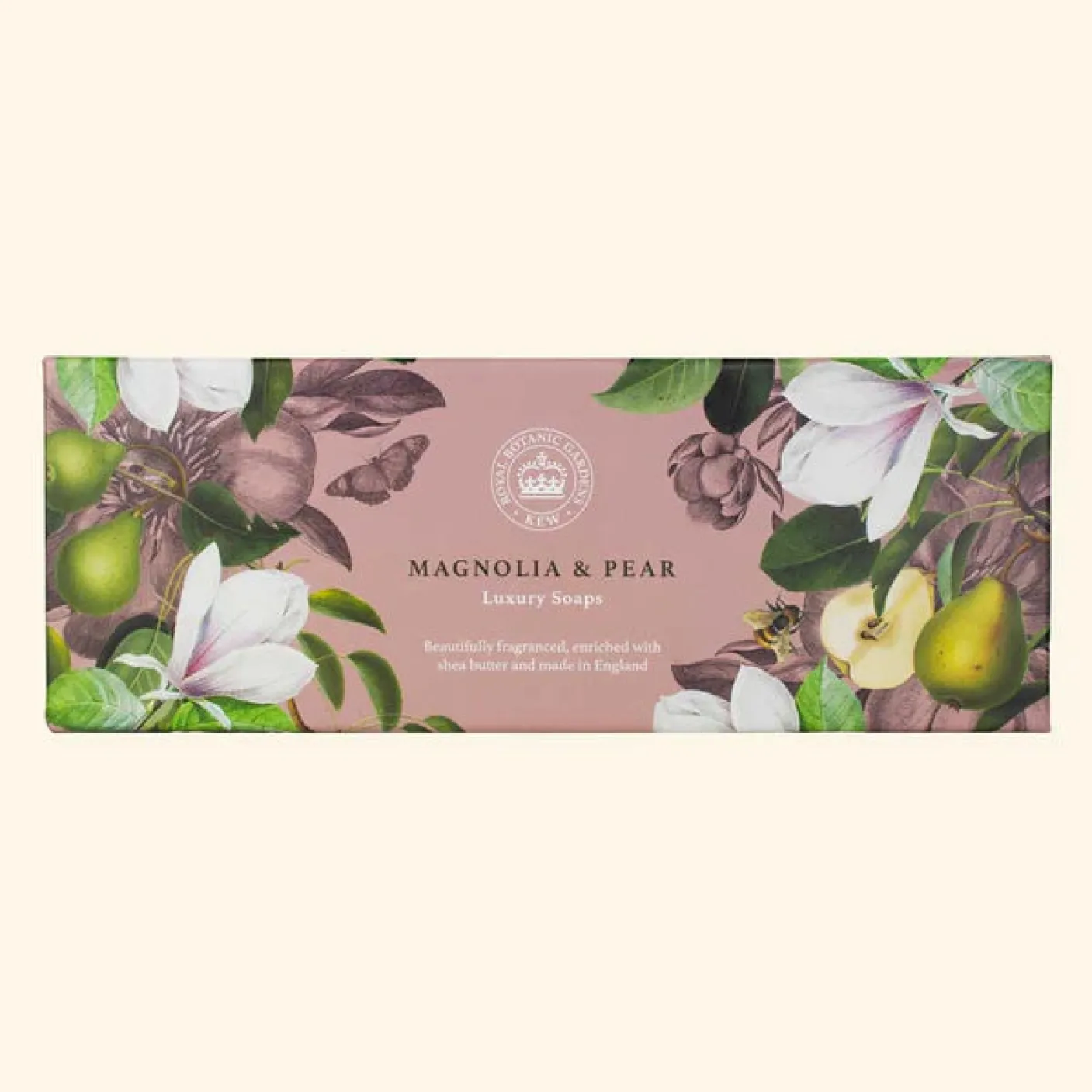 Magnolia & Pear Triple Soap Gift Box