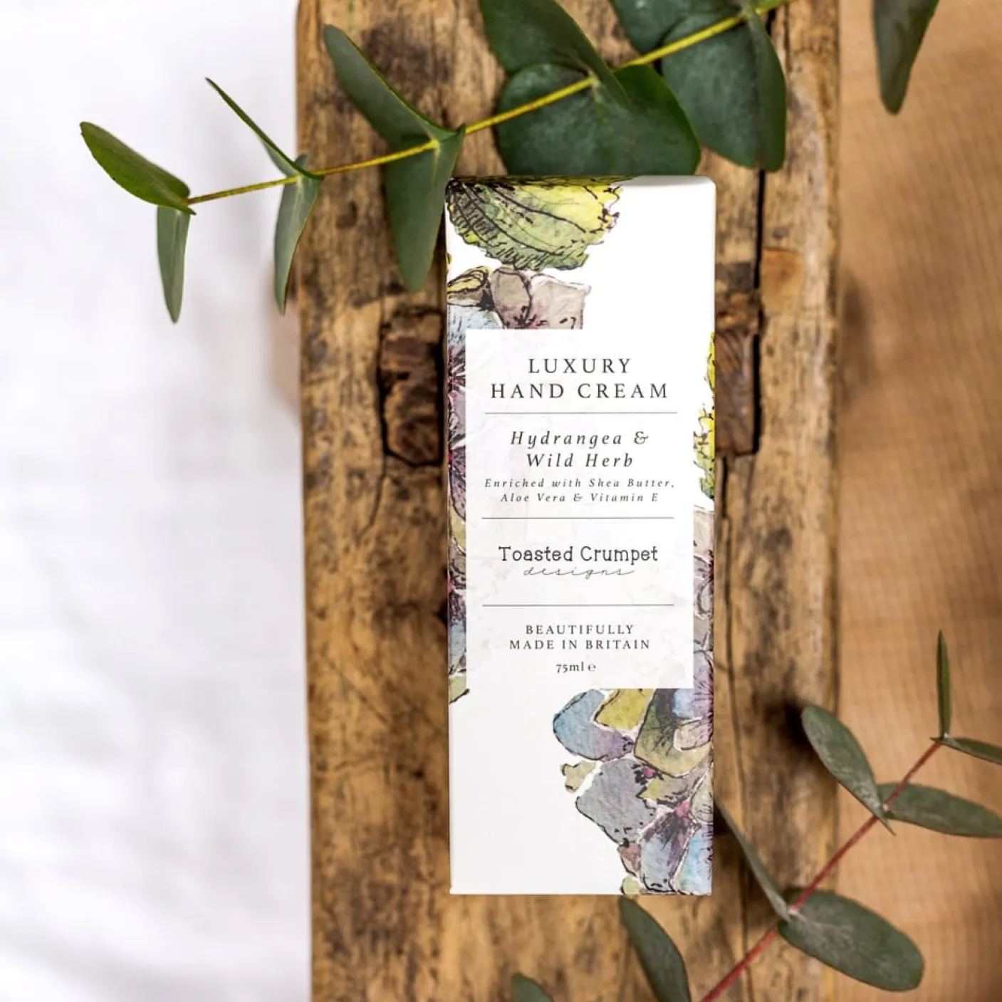 Hydrangea & Wild Herb Luxury Hand Cream 75ml