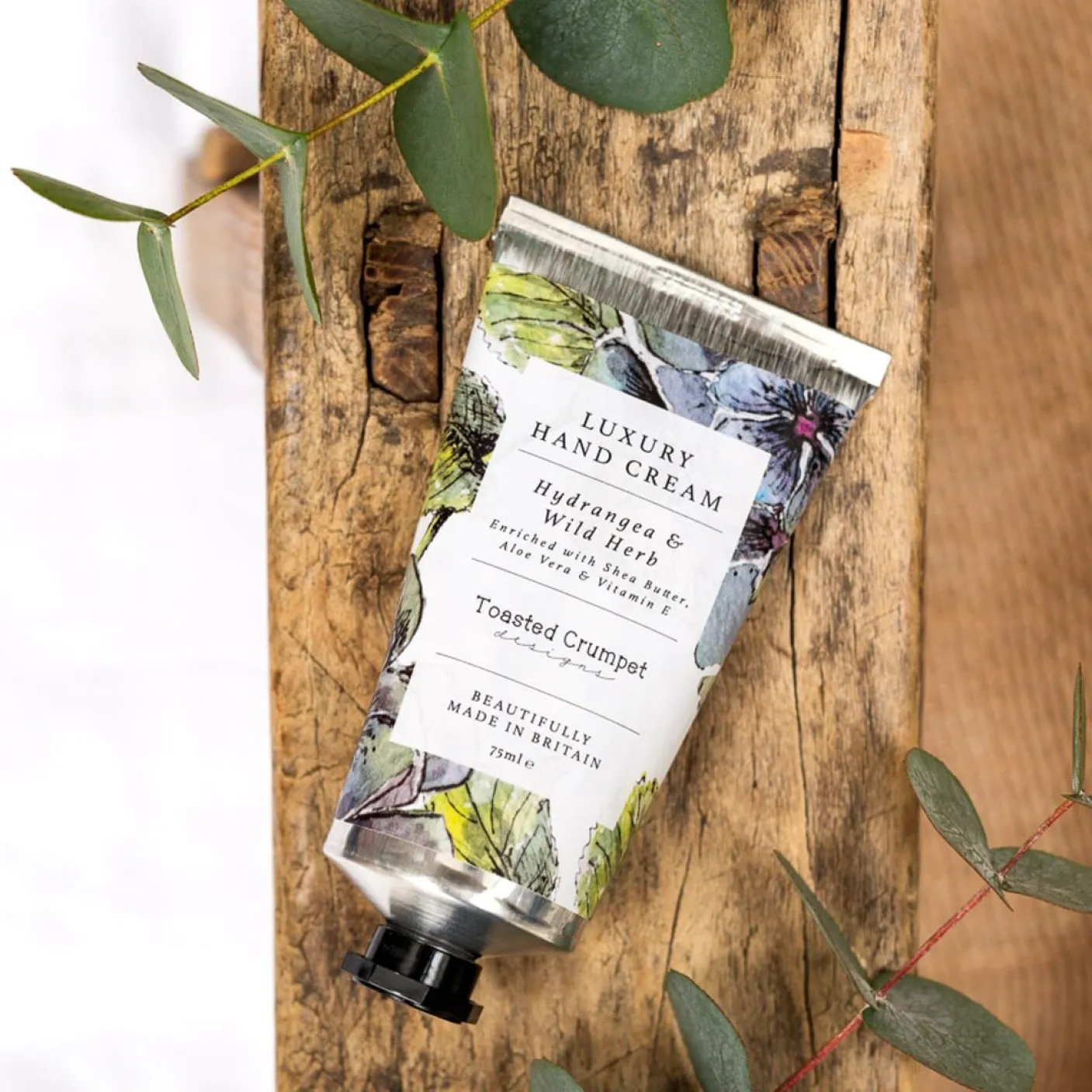 Hydrangea & Wild Herb Luxury Hand Cream 75ml