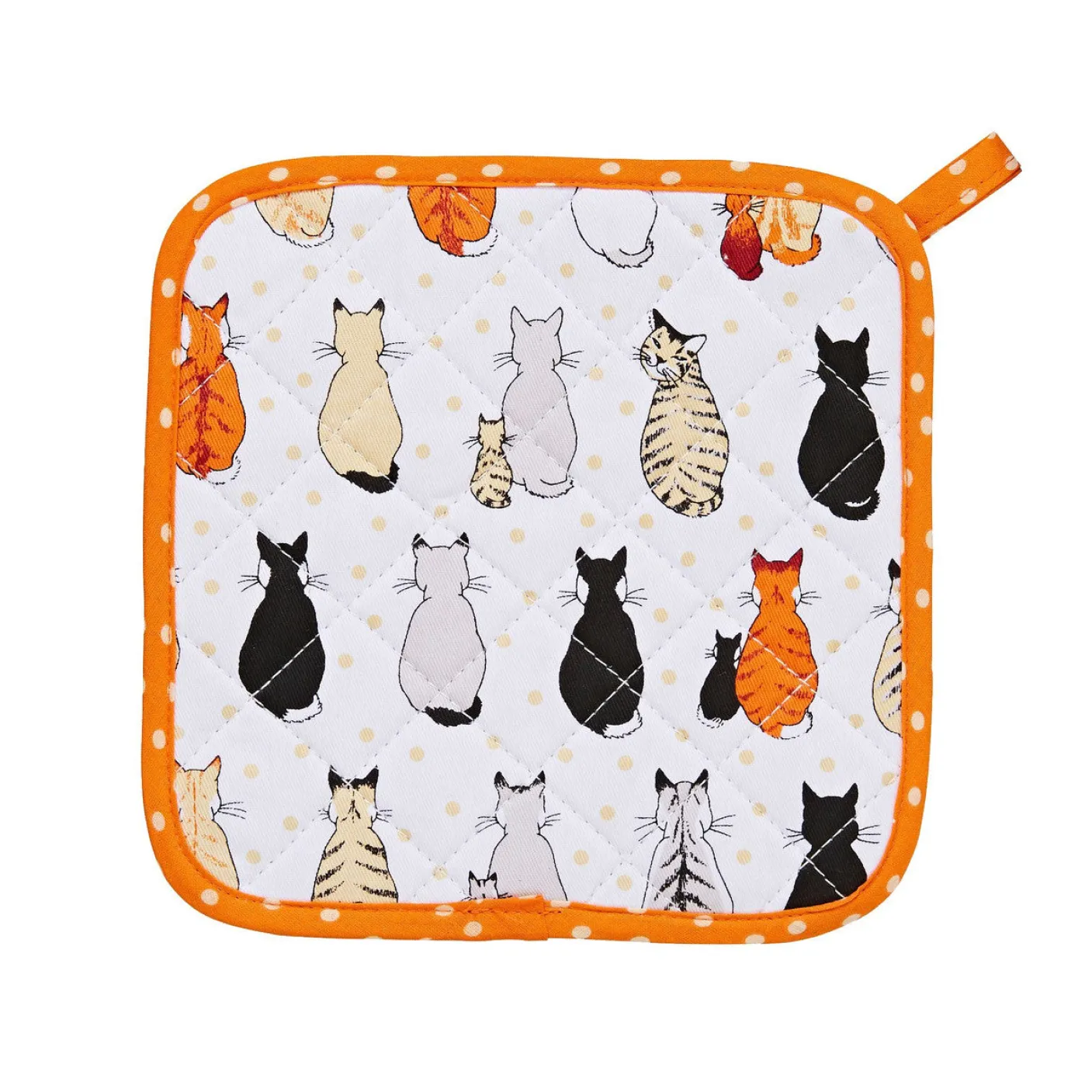 Cats In Waiting Pot Mat