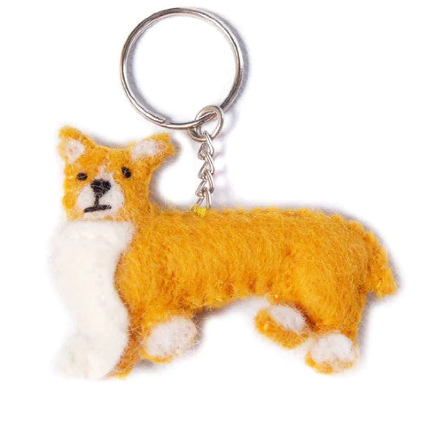 Gwyn the Corgi Key Ring
