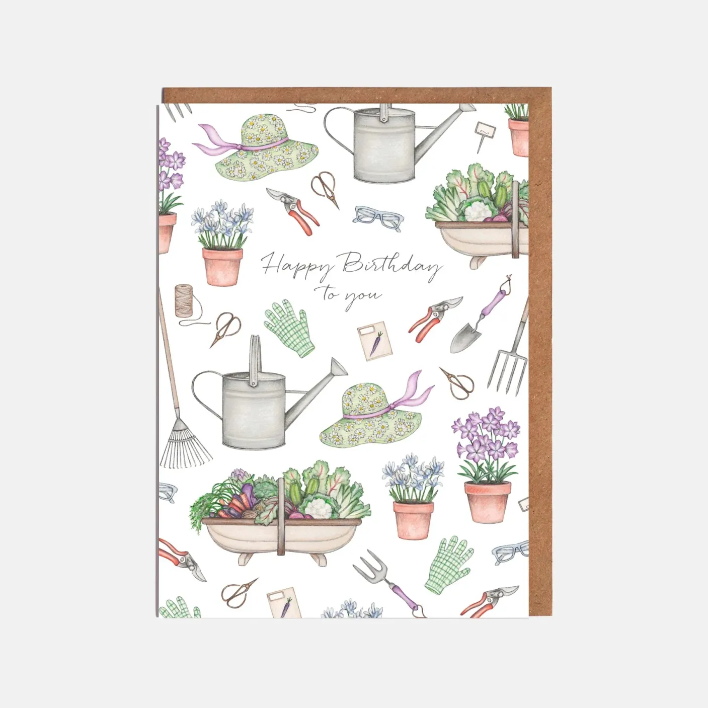 'Happy Birthday to You' Gardening Birthday Card
