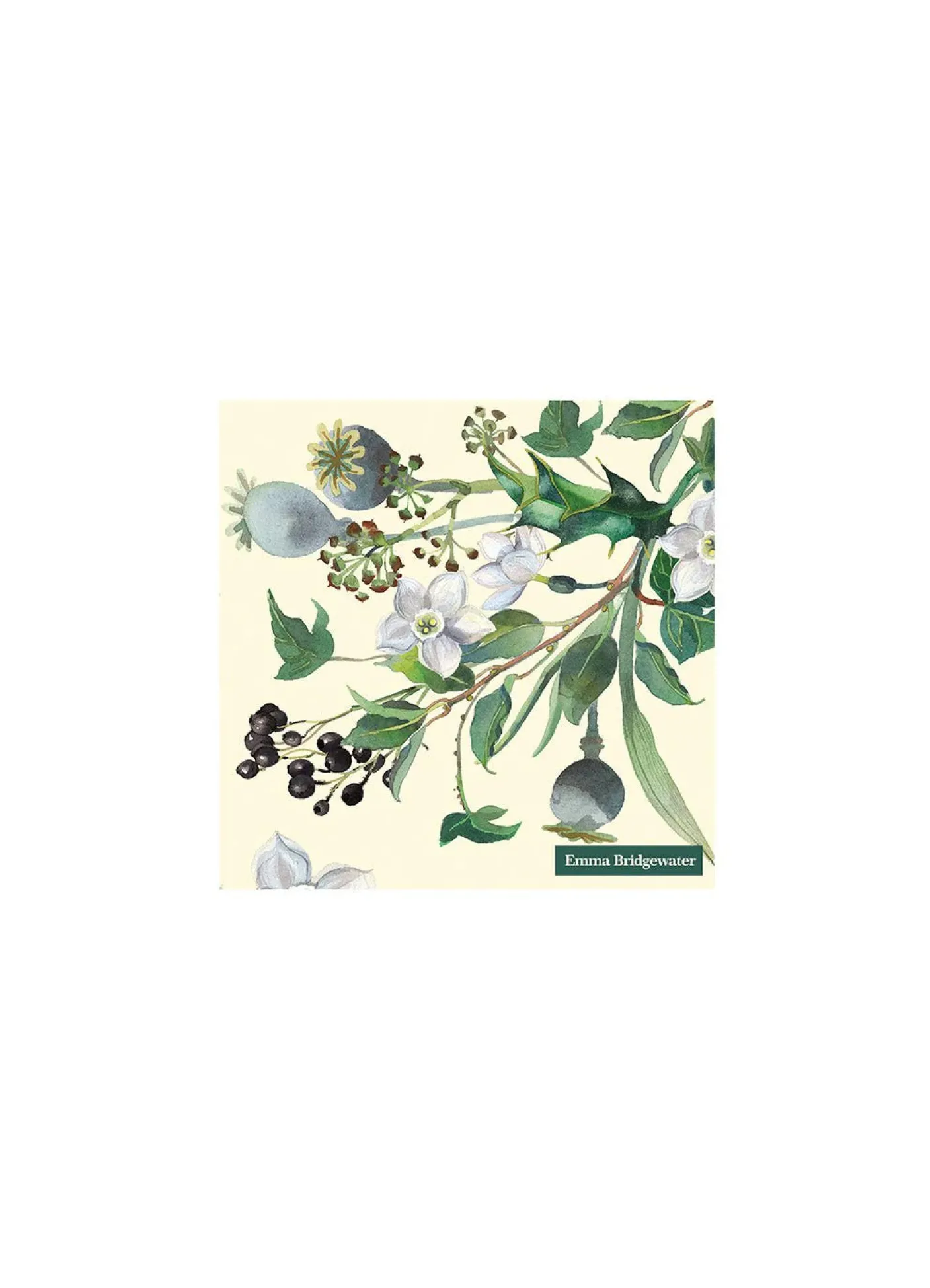 Winter Flowers Paper Napkins