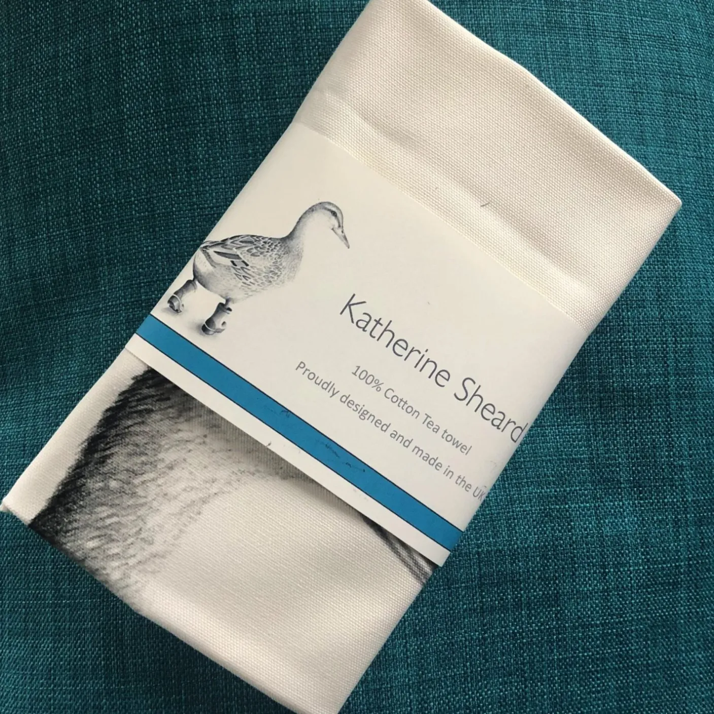 Runaway Duck Tea Towel