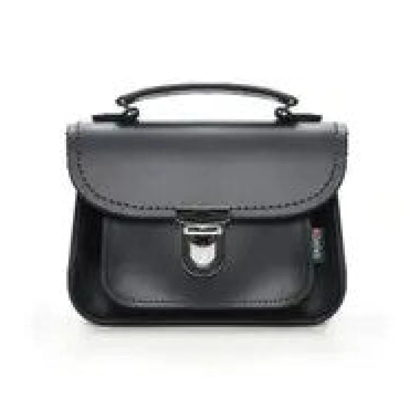 Zatchels Handmade Leather Luna Navy Small Handbag