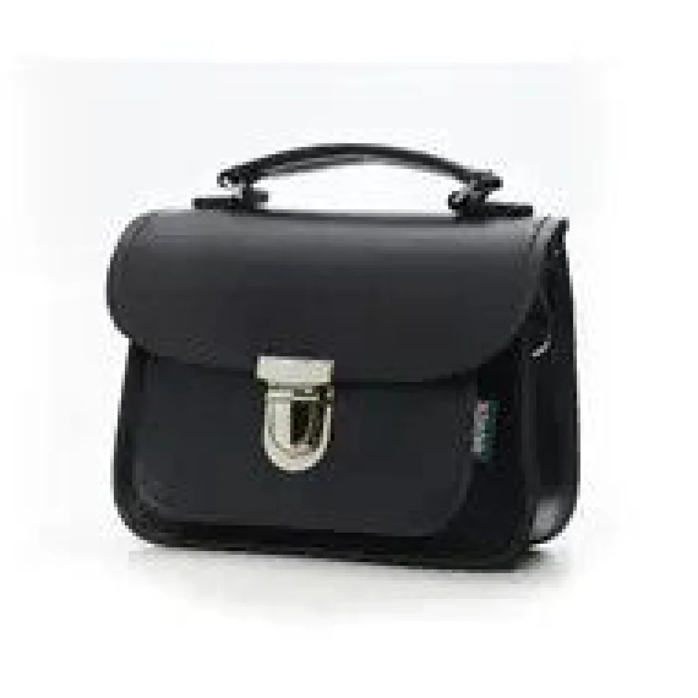 Zatchels Handmade Leather Luna Navy Small Handbag