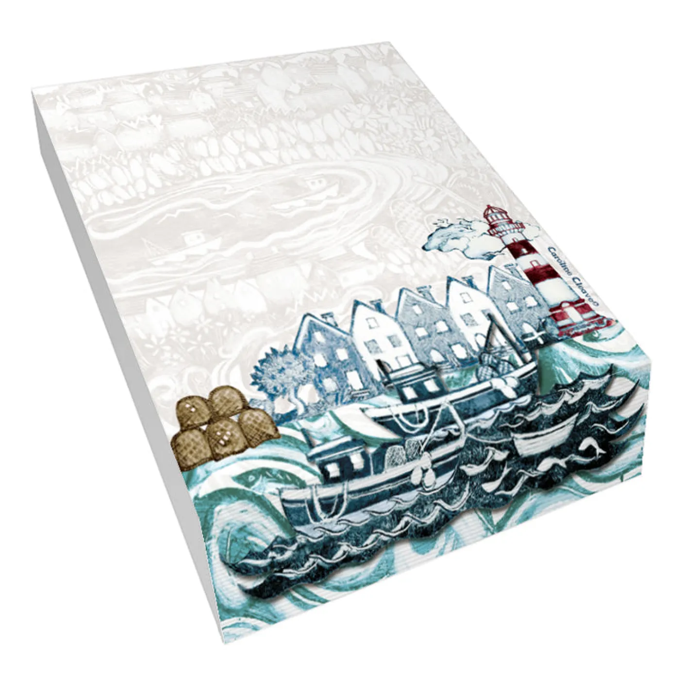 Fishing Village Lighthouse Slant Pad