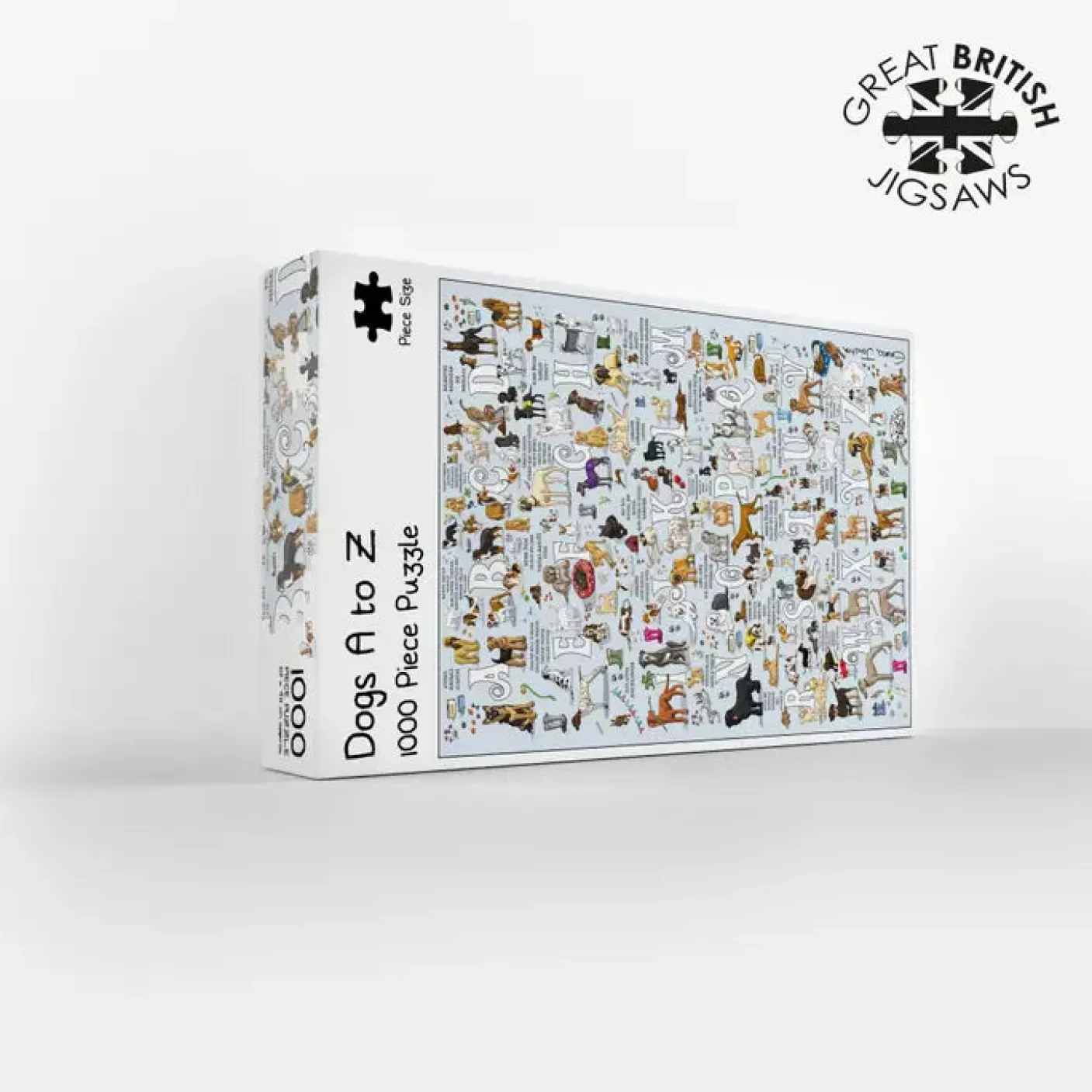 Dogs A-Z 1000 Piece Jigsaw Puzzle