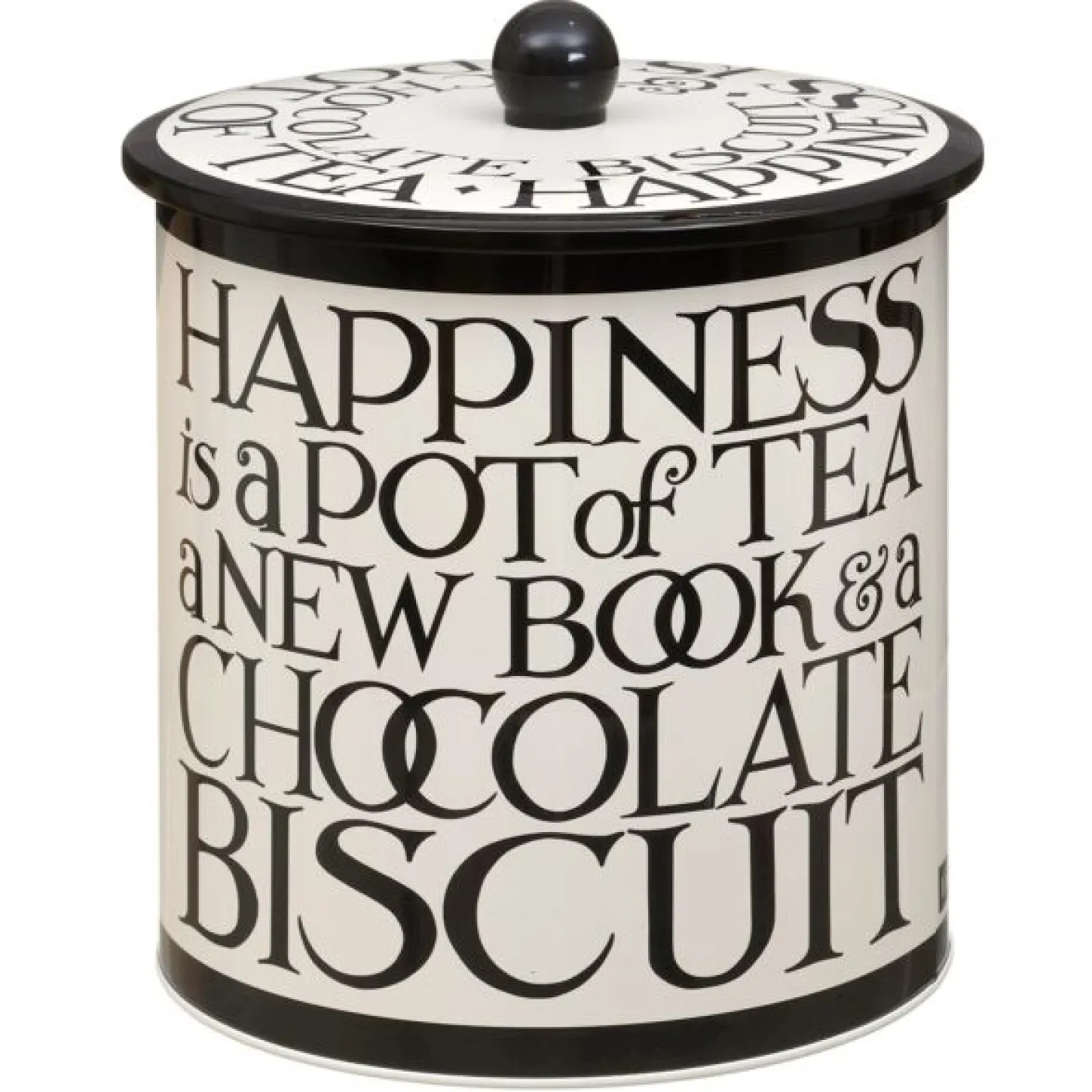 Black Toast Biscuit Barrel