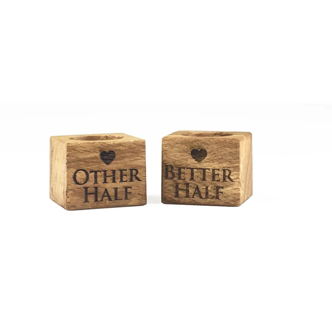 Better & Other Half Oak Egg Cups - Set of 2