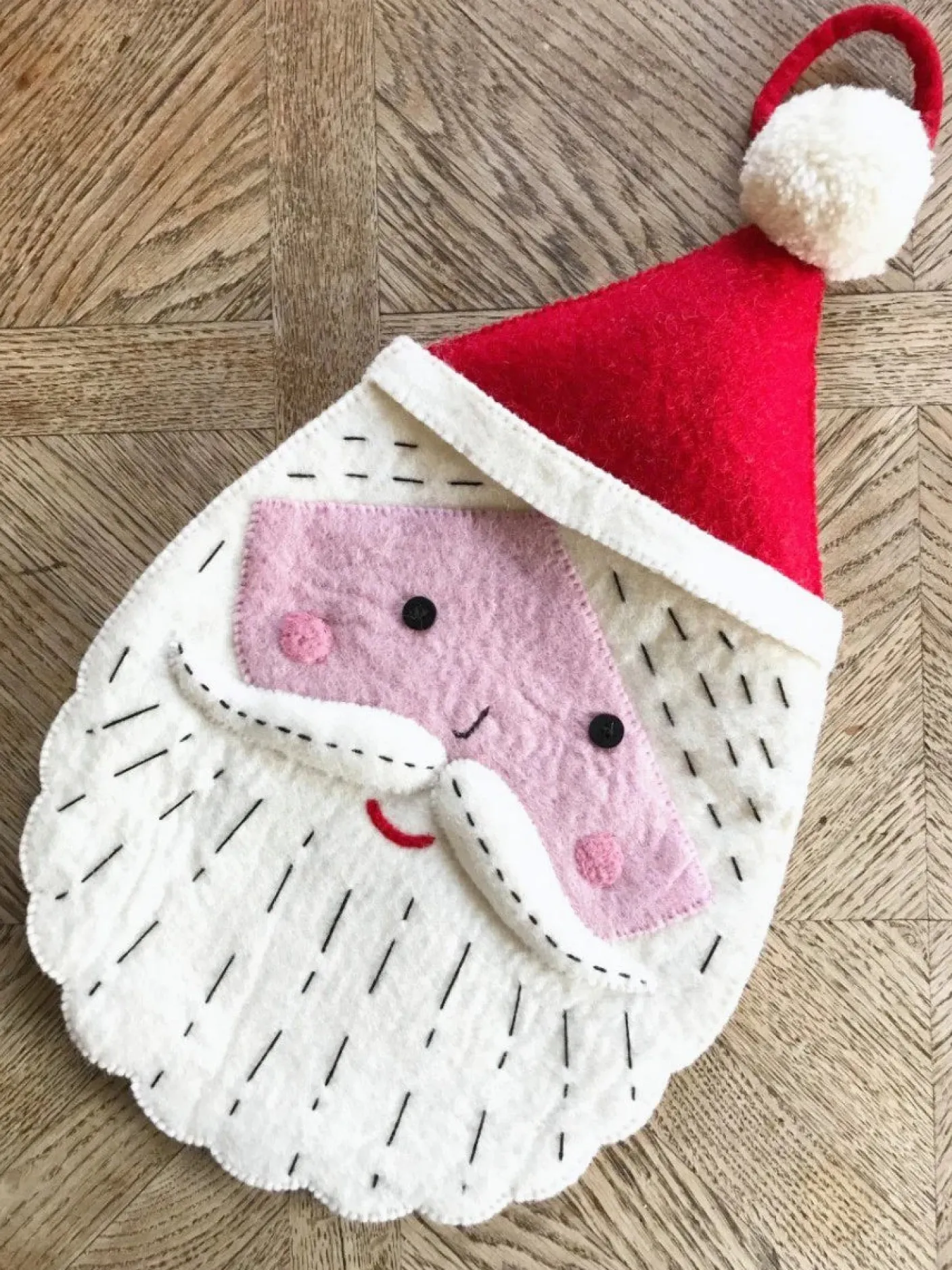 Father Christmas Felt Stocking