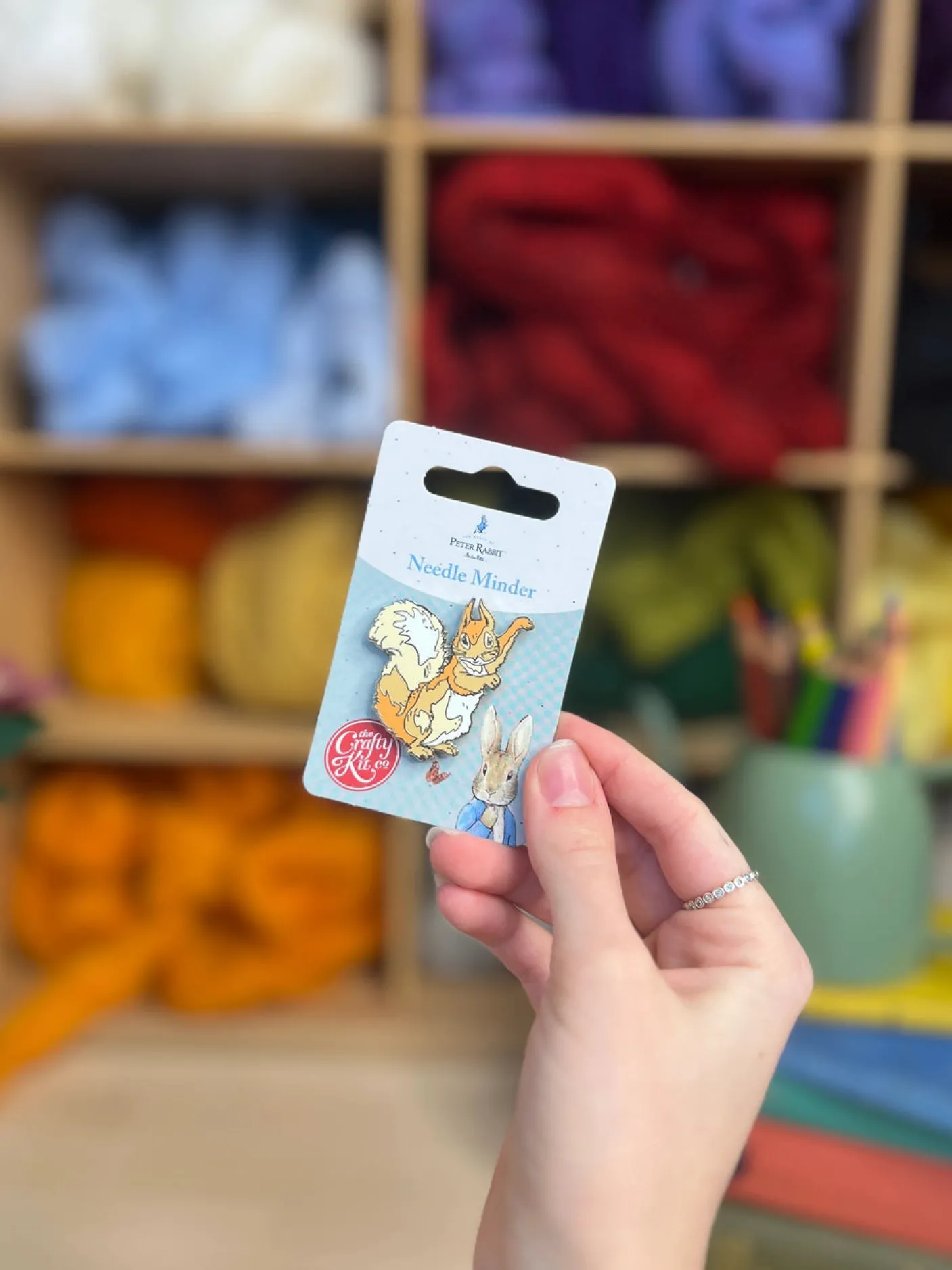 Squirrel Nutkin Needle Minder