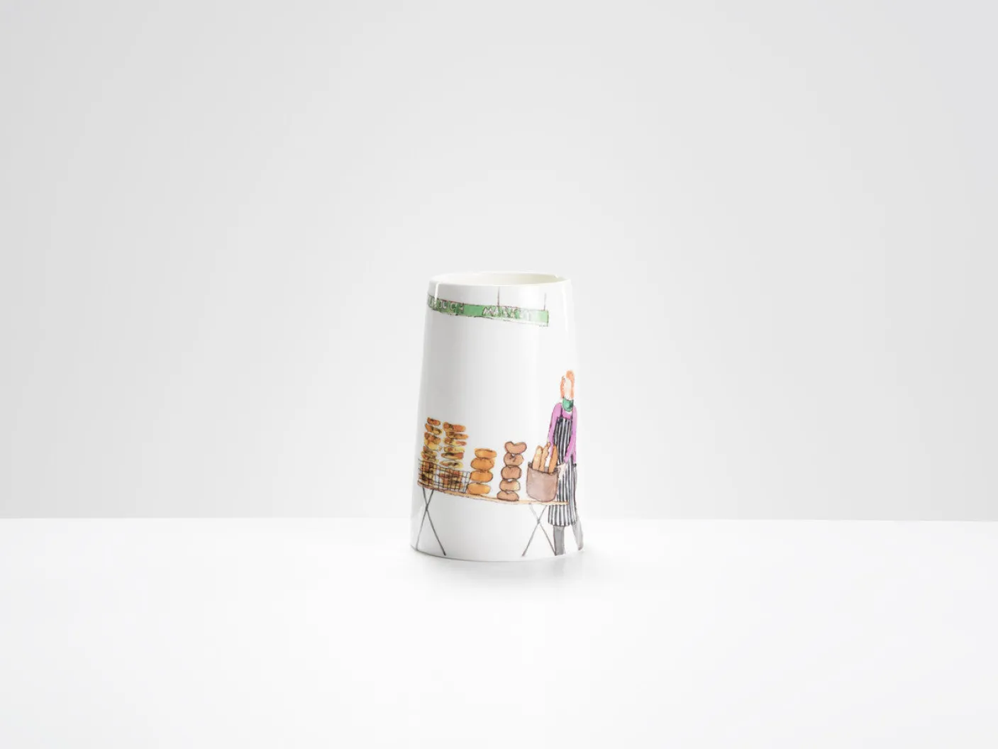 Cakes and Breads at Borough Market Vase