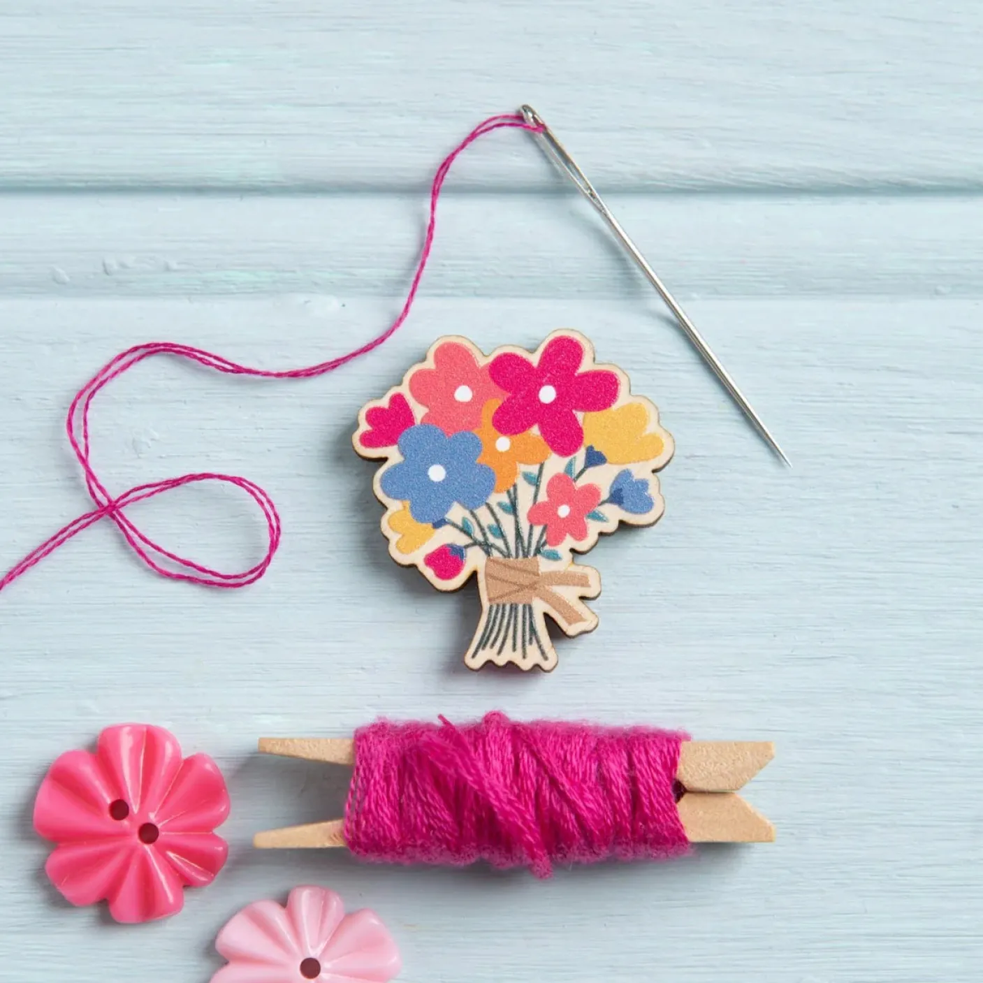 Flower Posey Magnetic Needle Holder