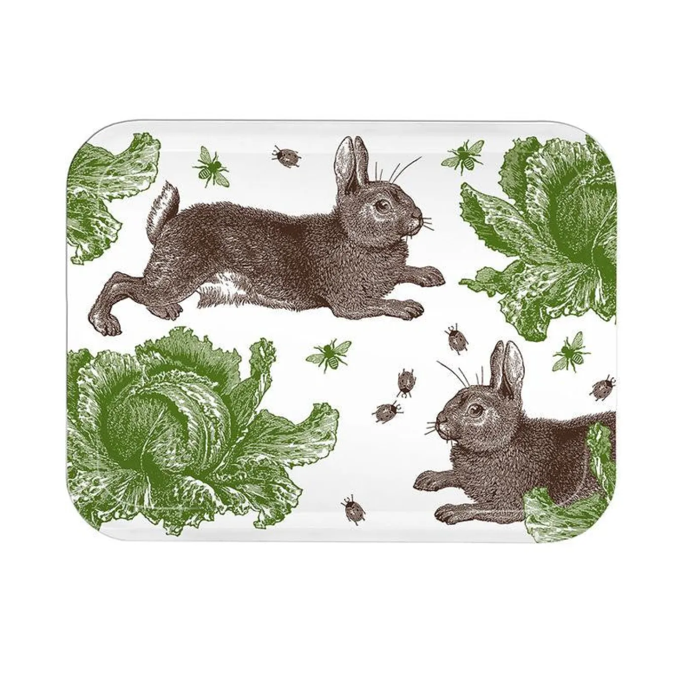 Rabbit & Cabbage Small Tray