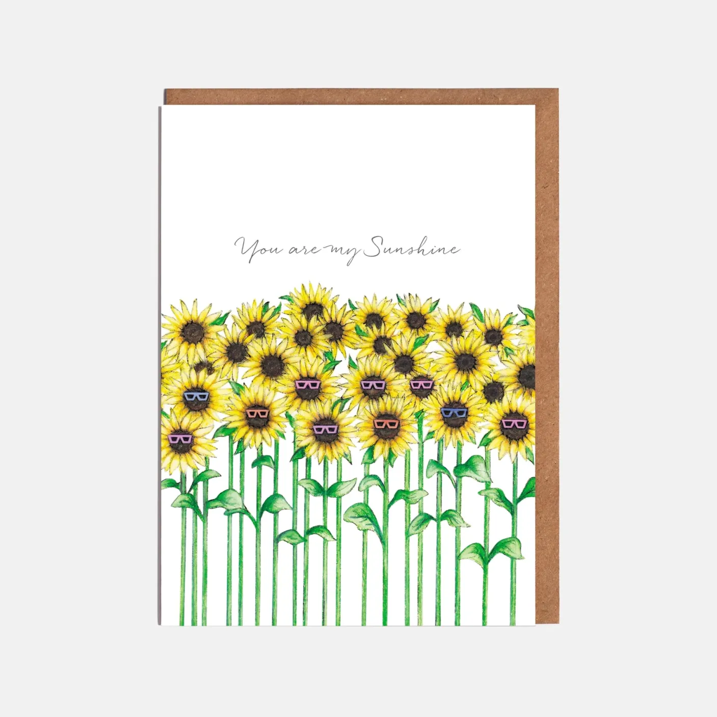 'You Are My Sunshine' Valentine's Card