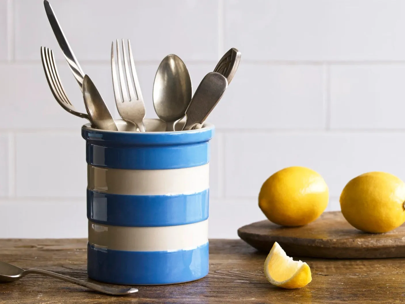 Cornishware Red Cutlery Drainer