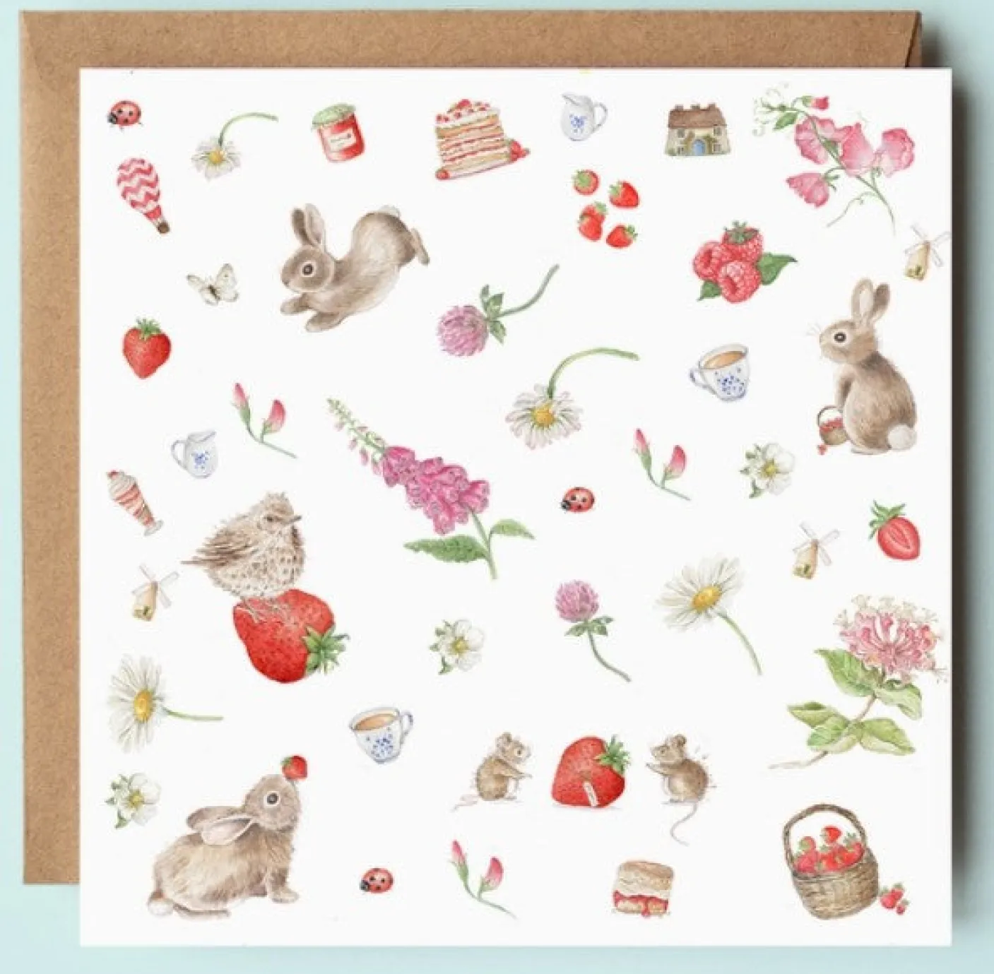 Strawberry Fields Art Card