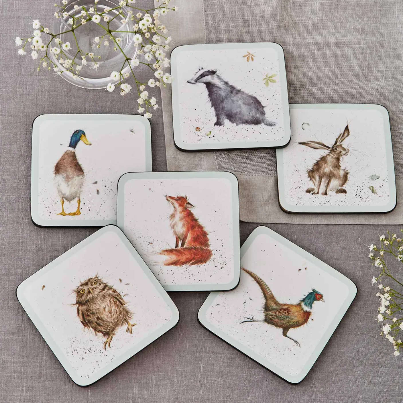 Wrendale Designs Set of 6 Coasters