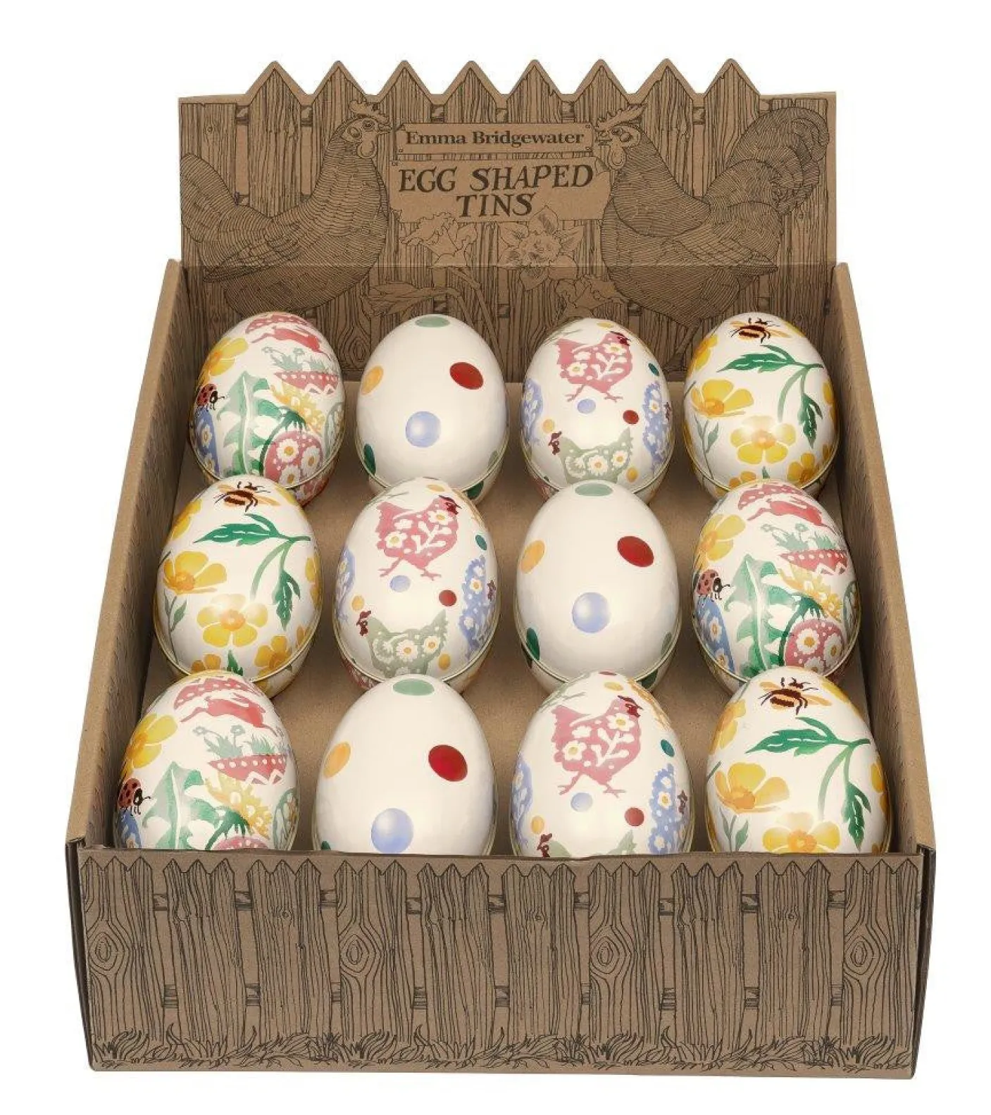 Medium Tin Easter Eggs