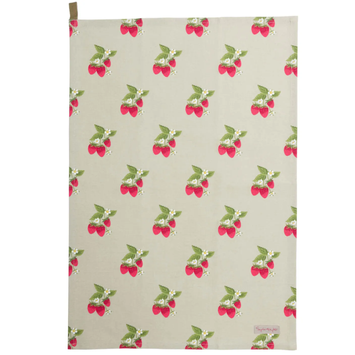 Strawberries Set of 2 Tea Towels by Sophie Allport