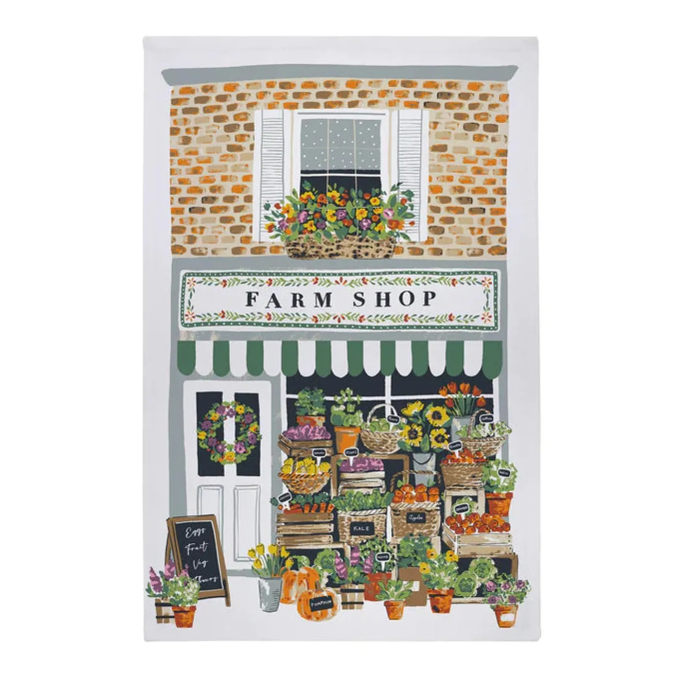 Farm Shop Tea Cotton Tea Towel